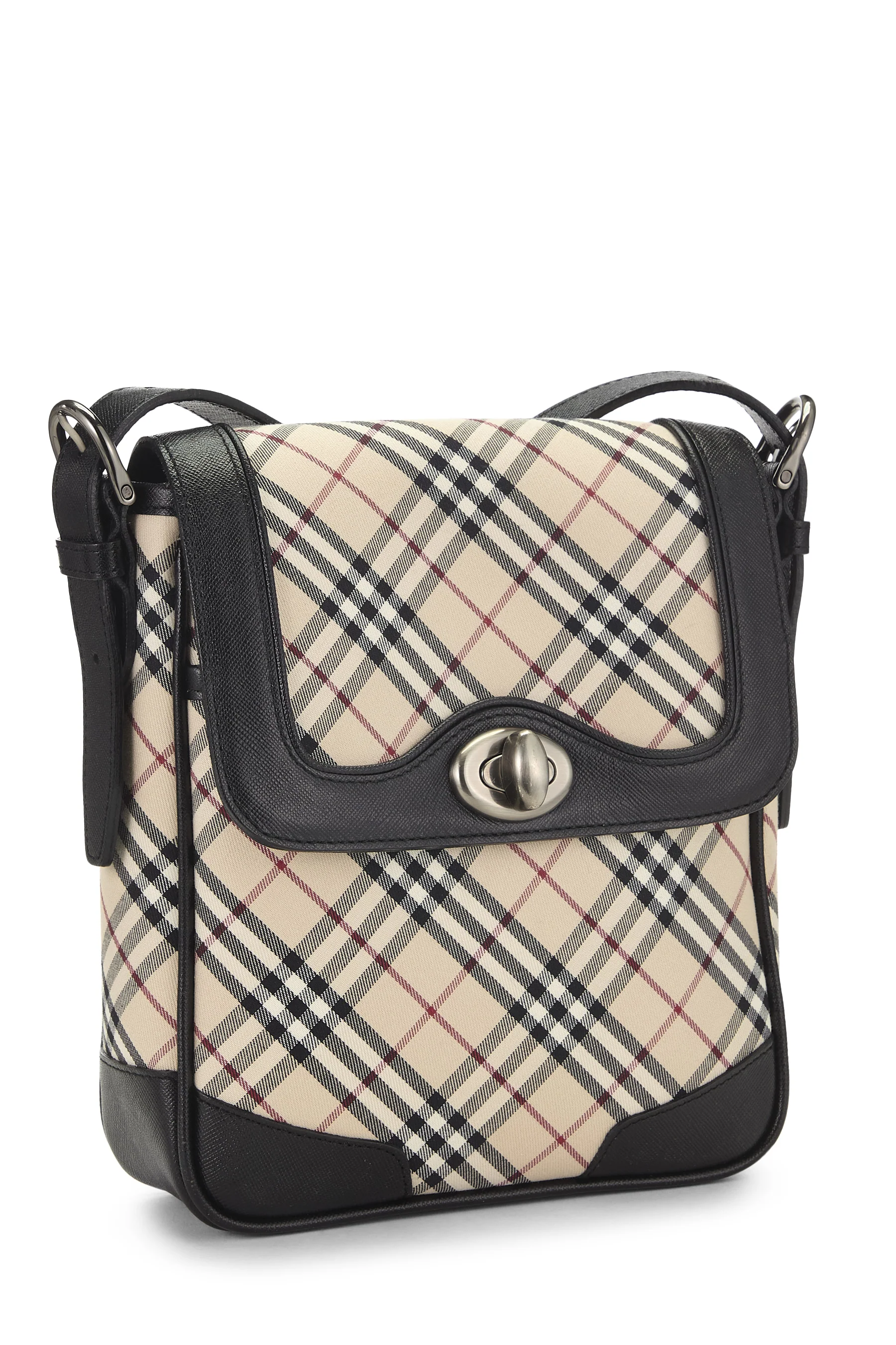 Burberry Check Jacquard Small Crossbody Handbag - Image 2