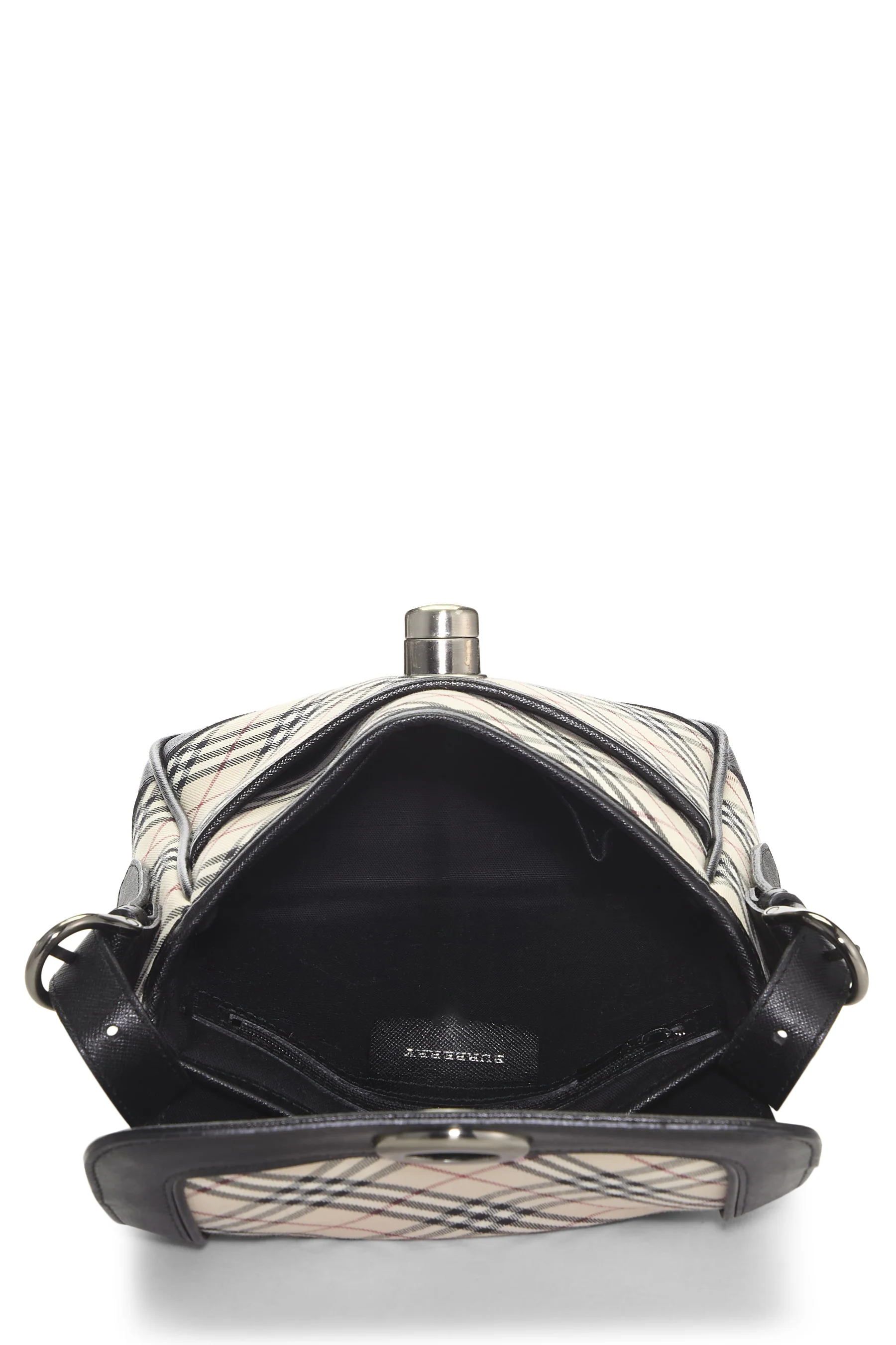 Burberry Check Jacquard Small Crossbody Handbag - Image 4