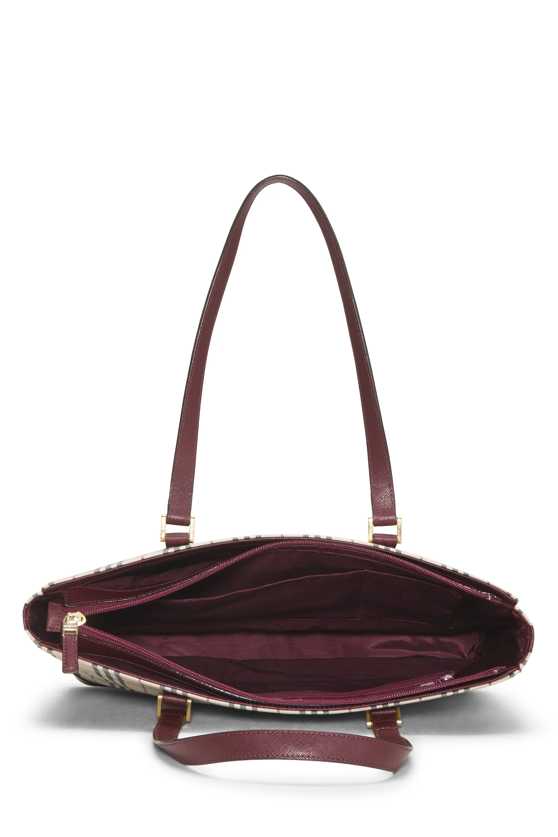 Burberry Jacquard Large Zip Tote Handbag - Image 6