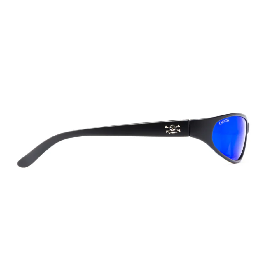 Calcutta Sitka Matte Black Frames - Blue Mirror Lens - Polarized Sunglasses - Image 3