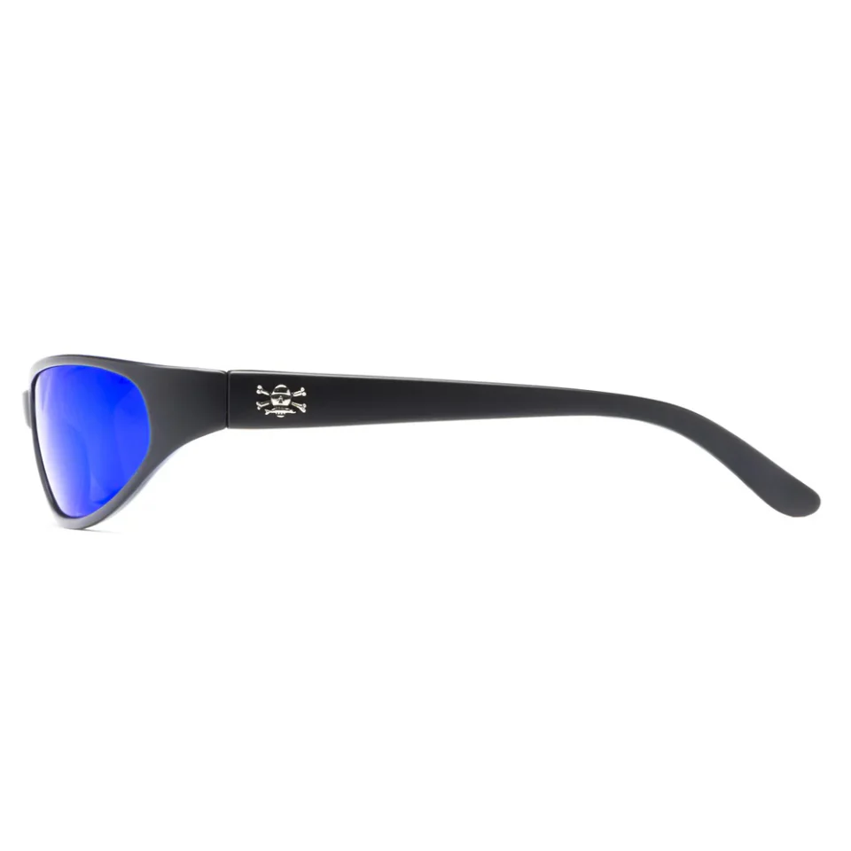 Calcutta Sitka Matte Black Frames - Blue Mirror Lens - Polarized Sunglasses - Image 4