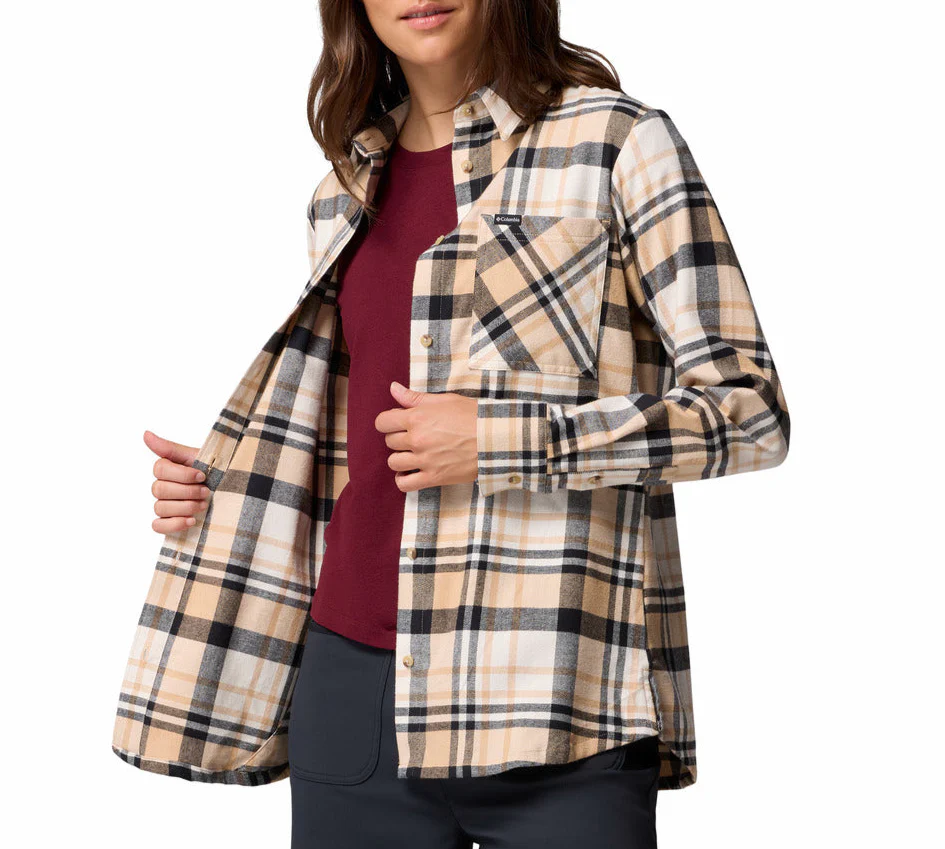 Columbia Womens Calico Basin Flannel Long Sleeve Shirt - Image 2