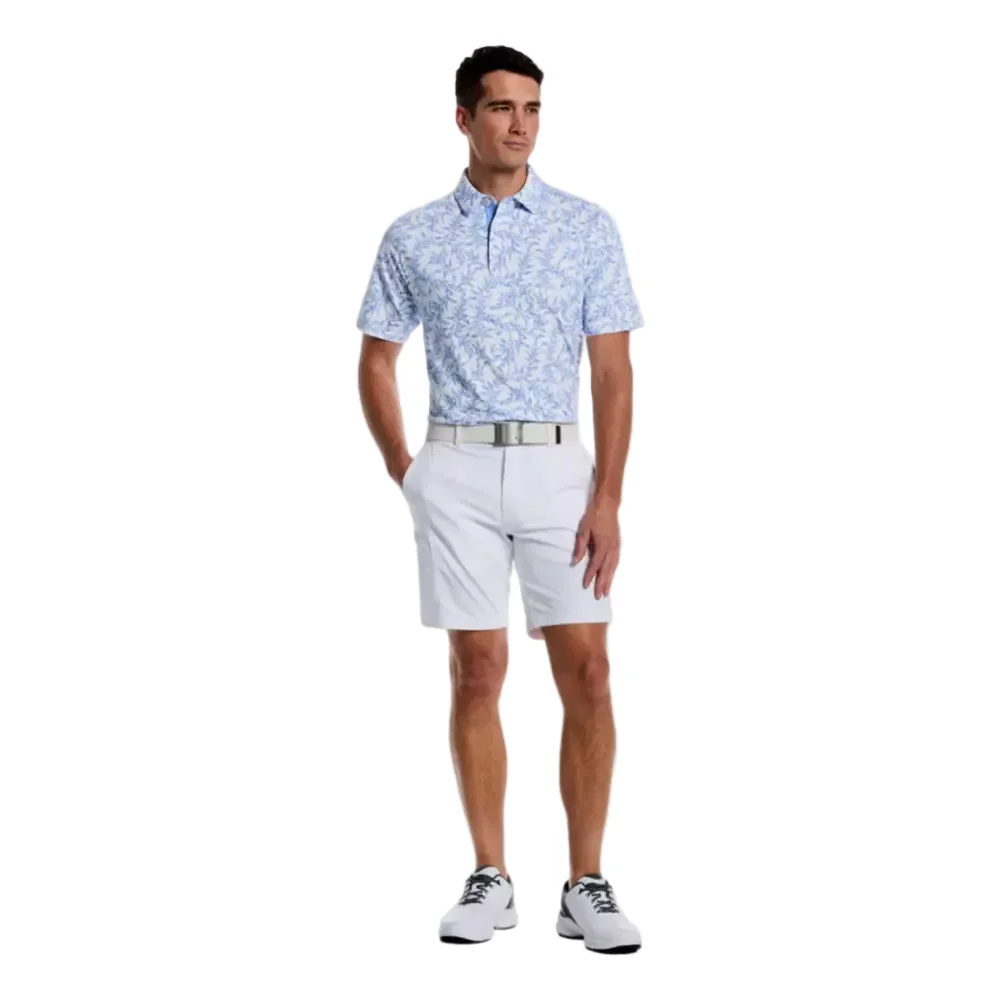Callaway Mens Chev Botanical Print Golf Short Sleeve Polo Shirt - Image 4