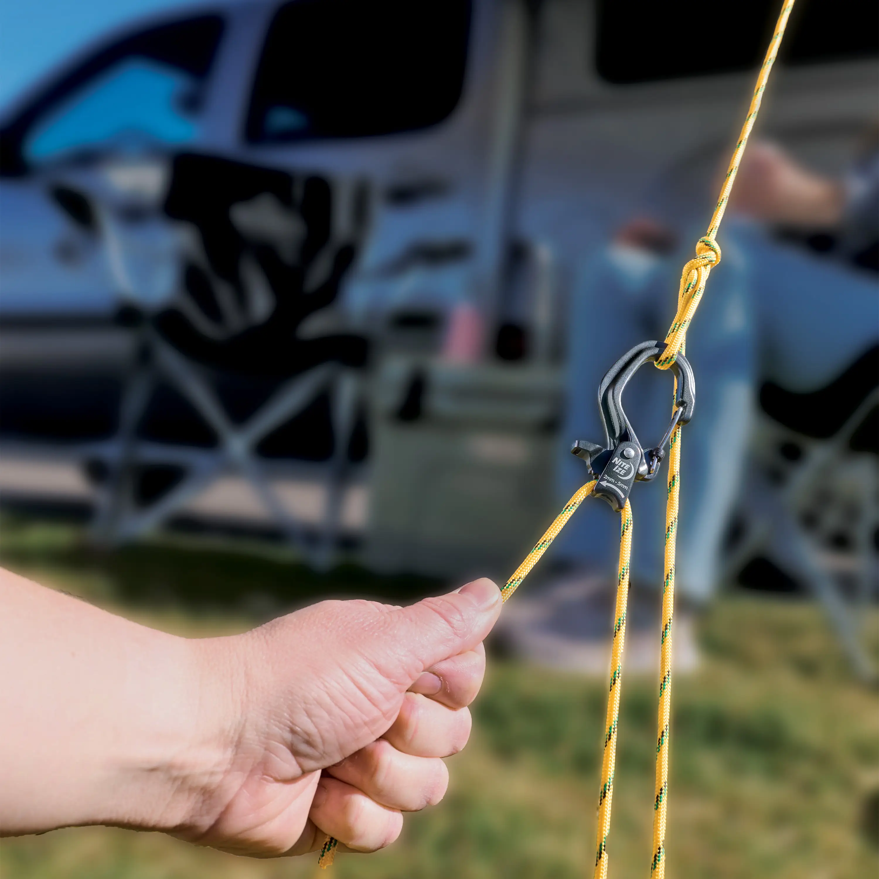 Nite Ize Camjam Slidelock Rope Tightener - Small + 10 Ft. Paracord - Image 7
