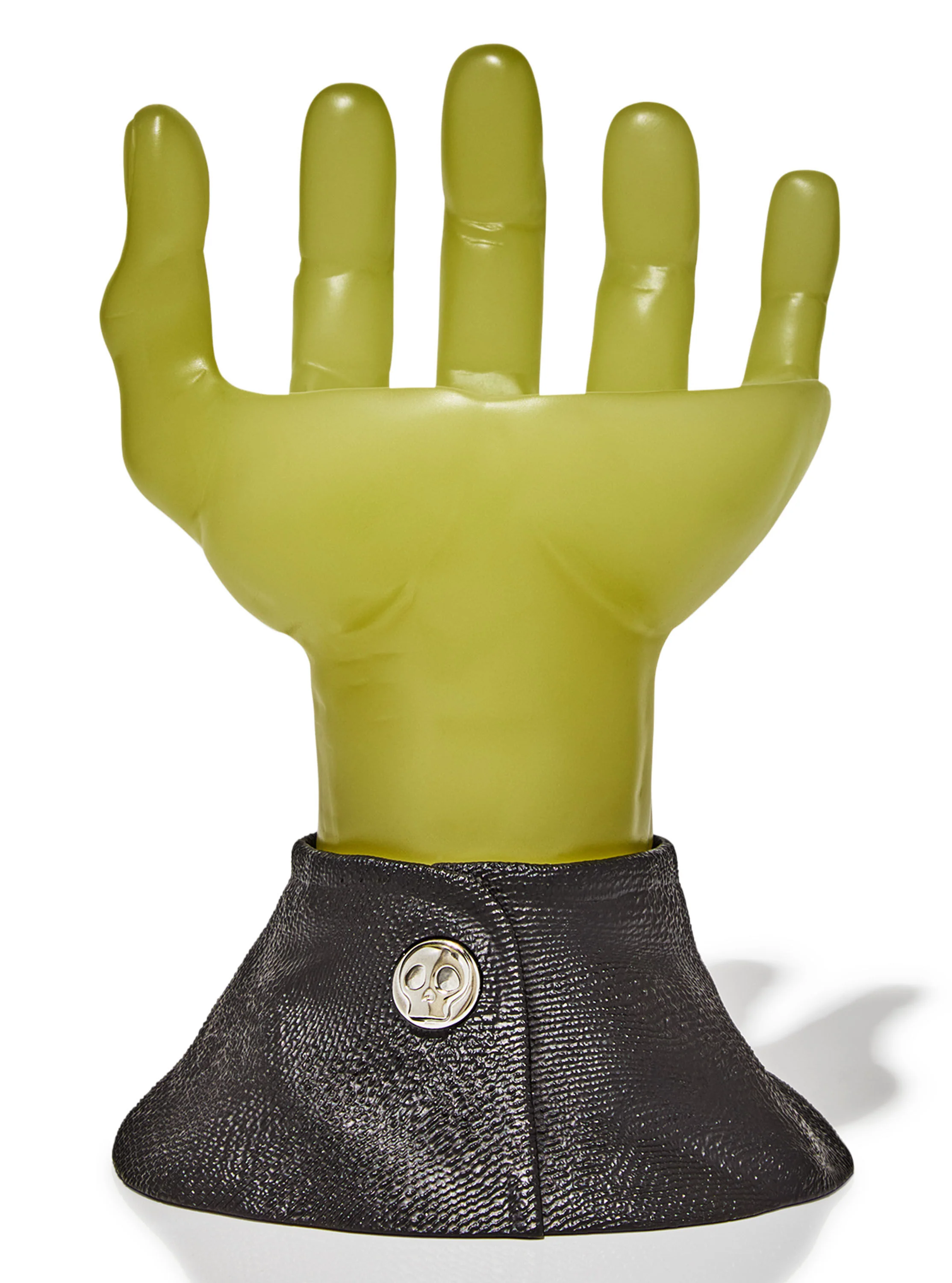 Bath & Body Works Glow-In-The-Dark Franken Hand Pedestal Candle Holder - Image 2