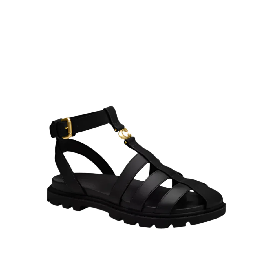 Coach Womens Sculpted C Fisherman Sandals - Image 2