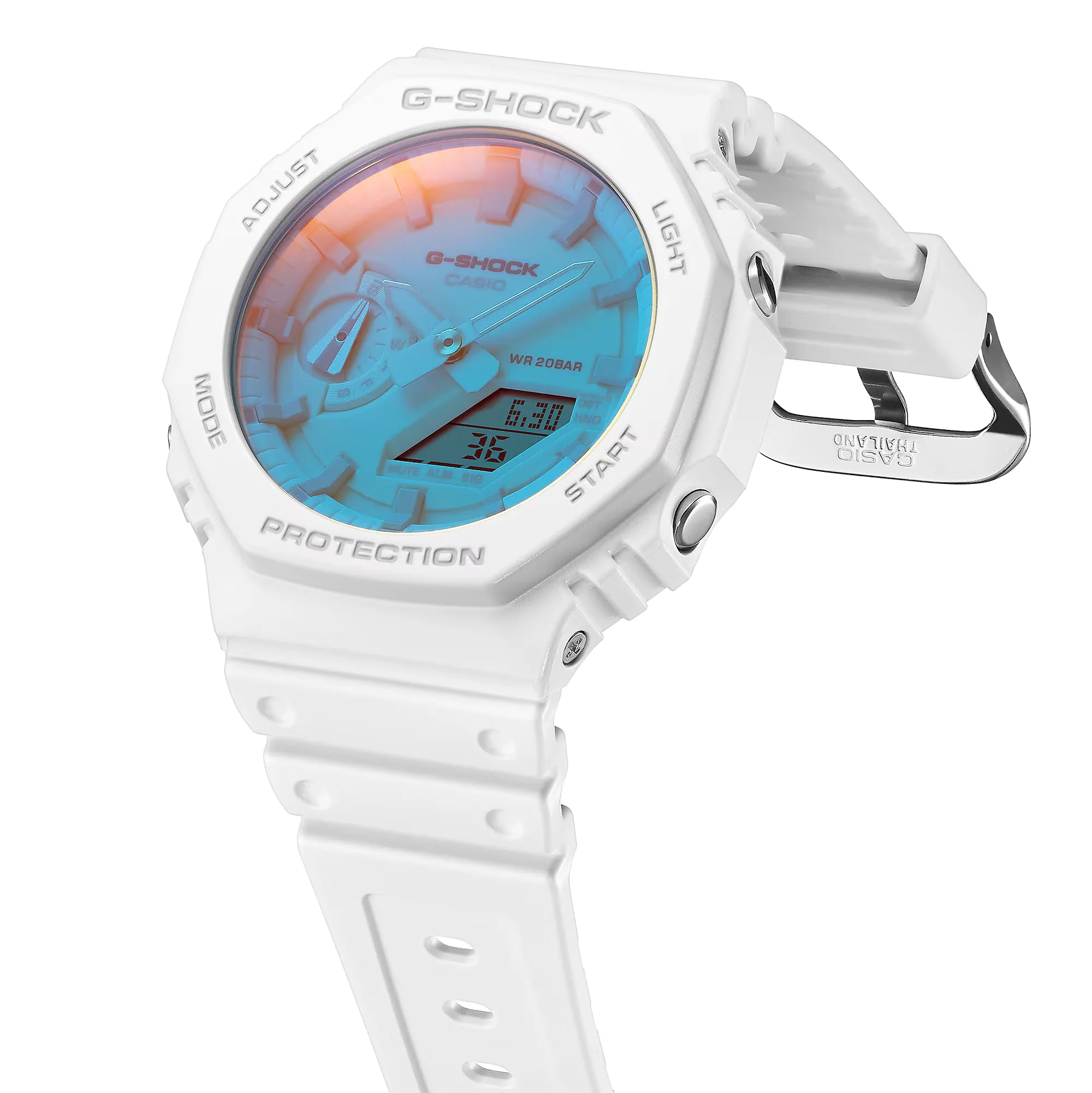 Casio Mens G-SHOCK GA2100TL-7A Analog Digital Watch - Image 2
