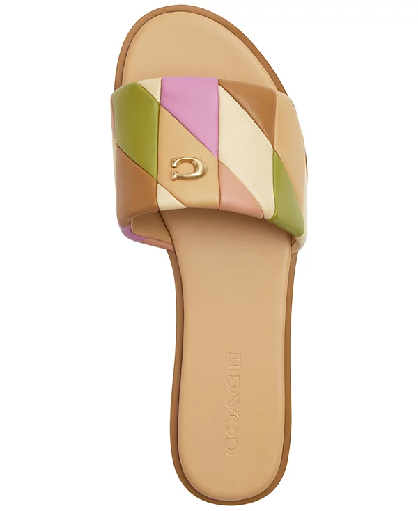 Coach Womens Quilted Patch Holly Sandals - Image 4