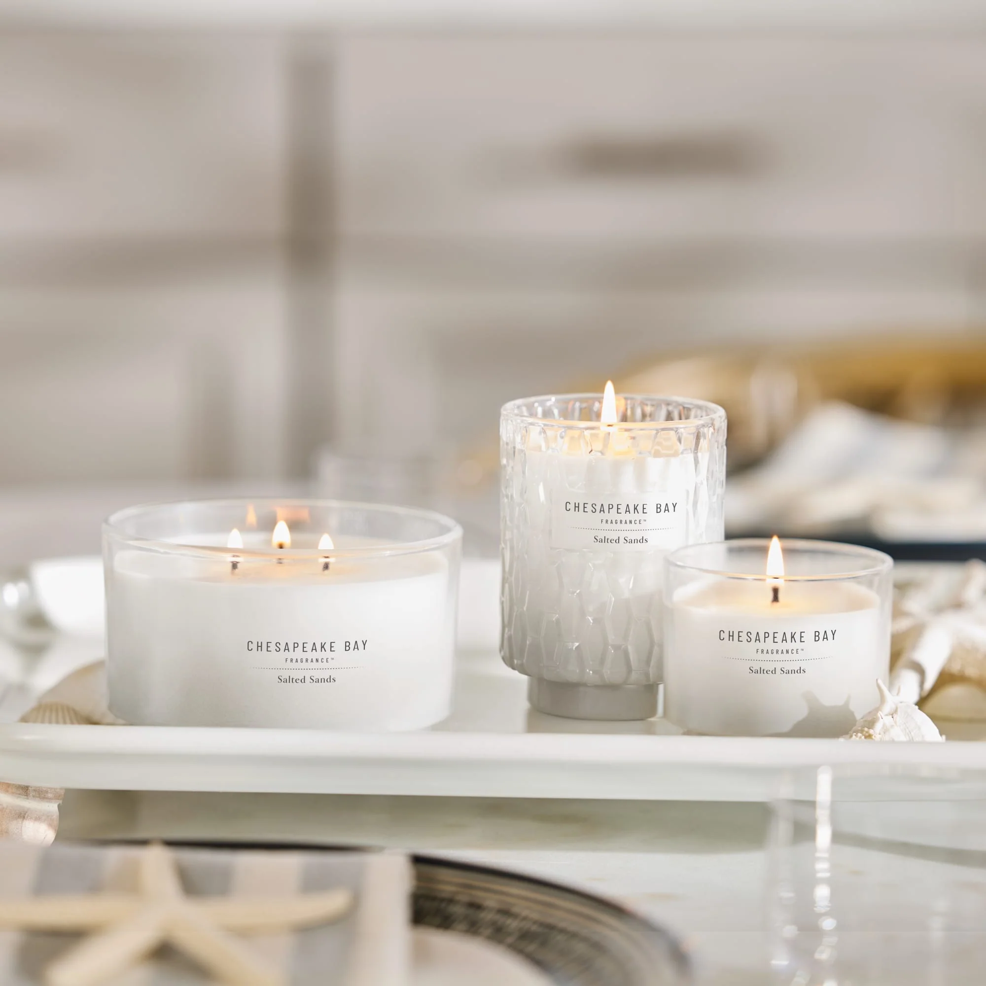 Chesapeake Bay Candle 3-Wick Candle - Salted Sands - Image 9