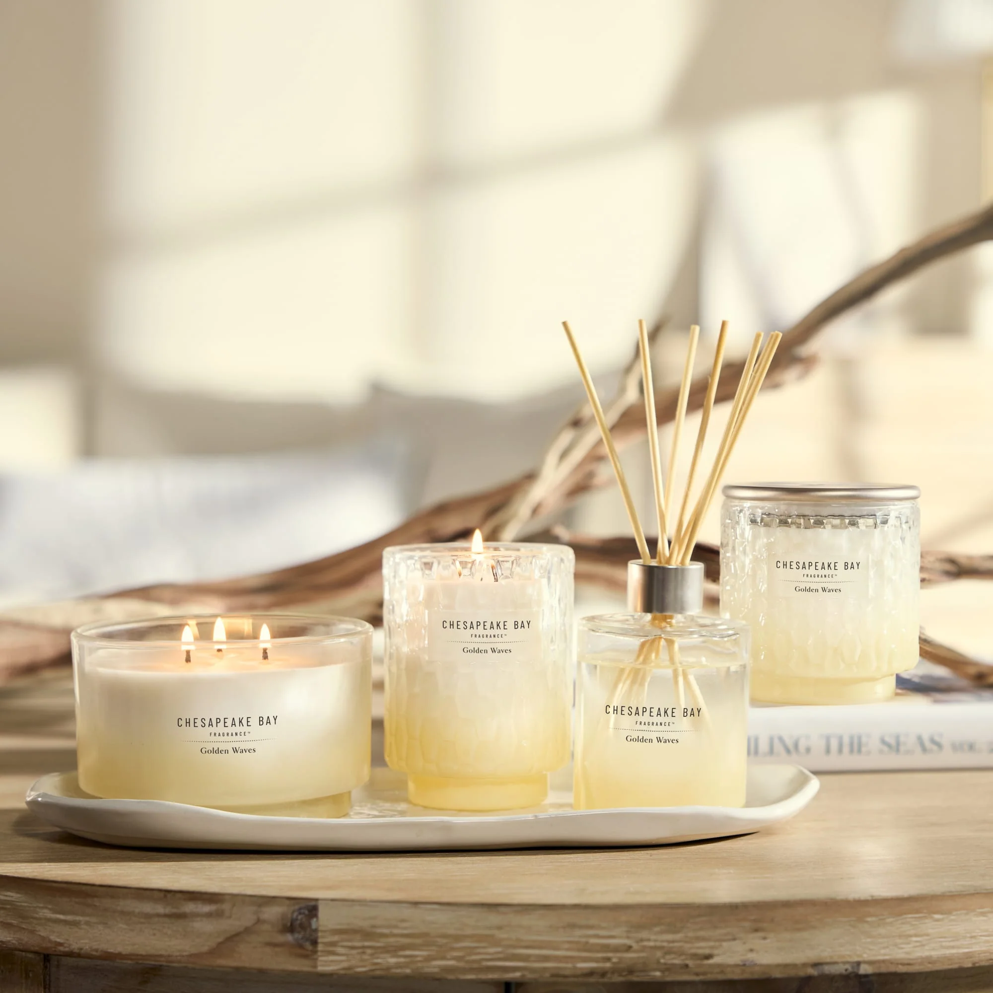 Chesapeake Bay Candle Reed Diffuser - Golden Waves - Image 7