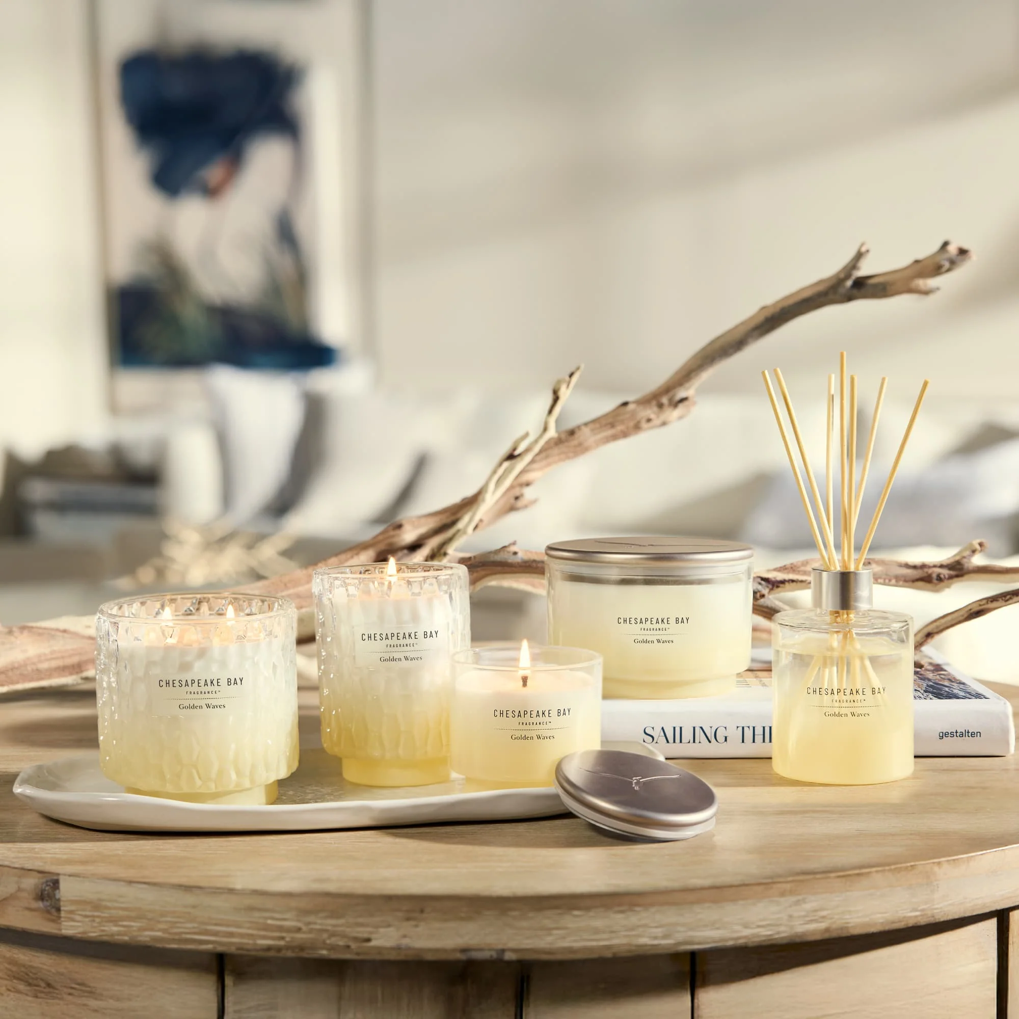 Chesapeake Bay Candle Reed Diffuser - Golden Waves - Image 9