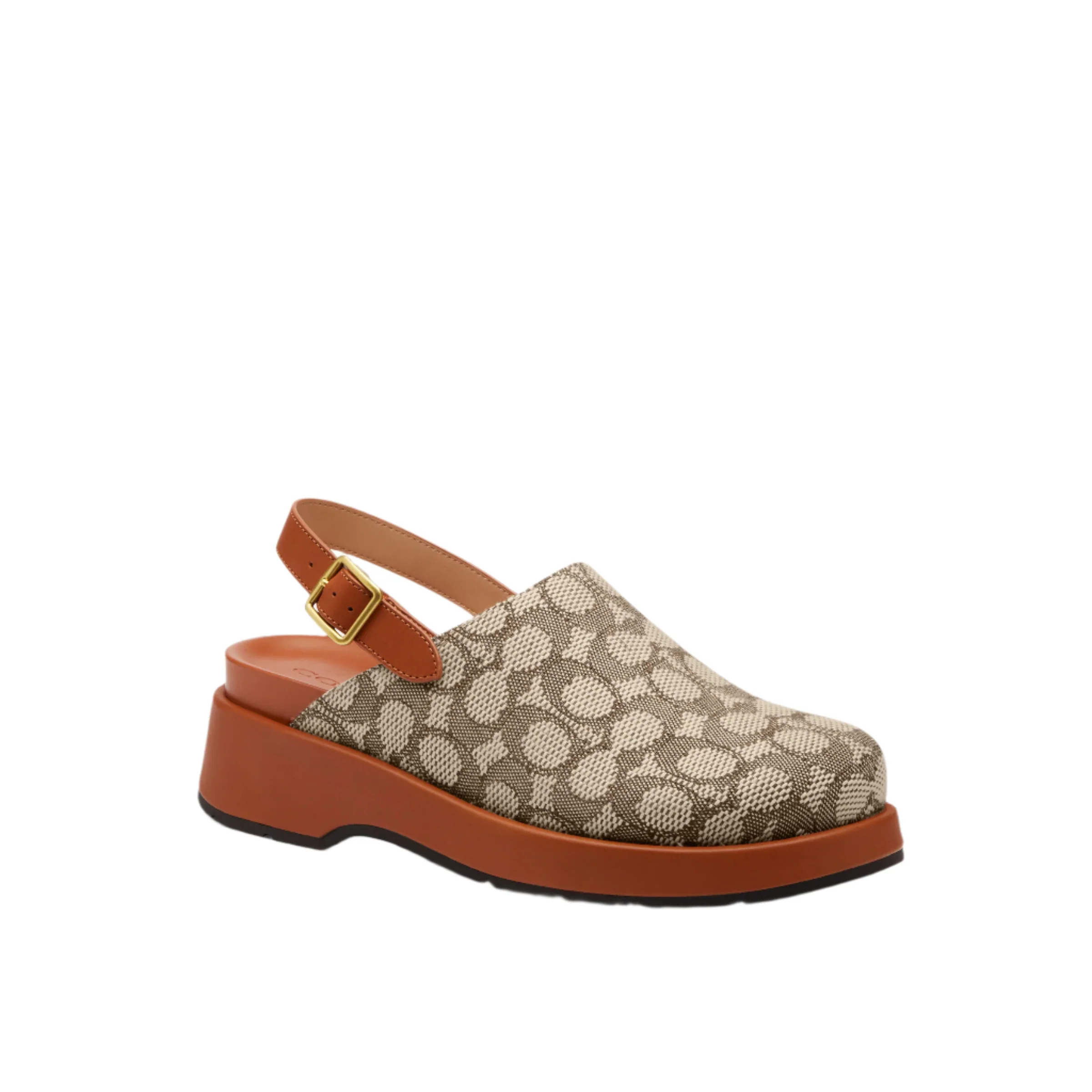 Coach Womens Sculpted C Platform Clogs - Image 2