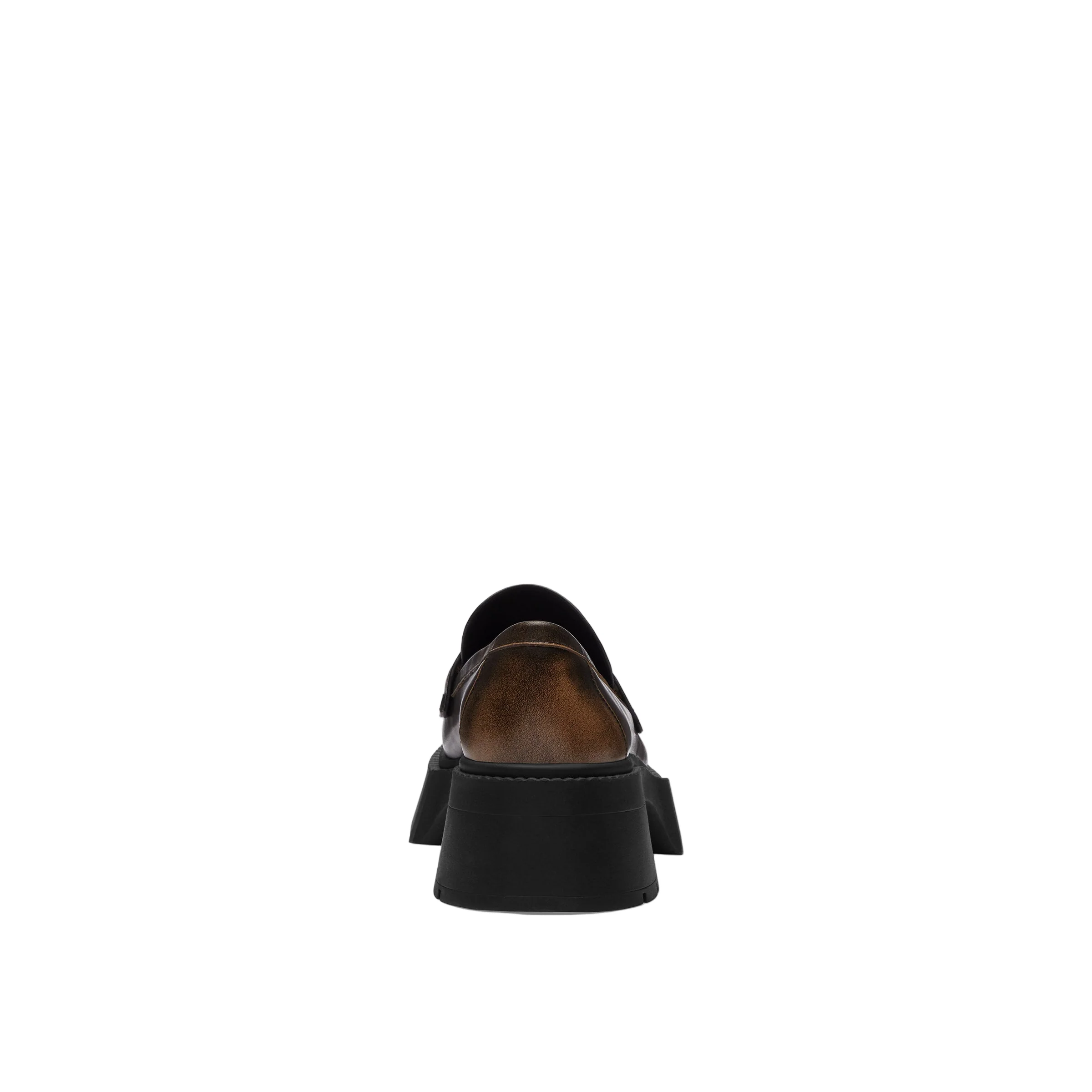Coach Womens Leah Loved Leather Platform Loafer - Image 4