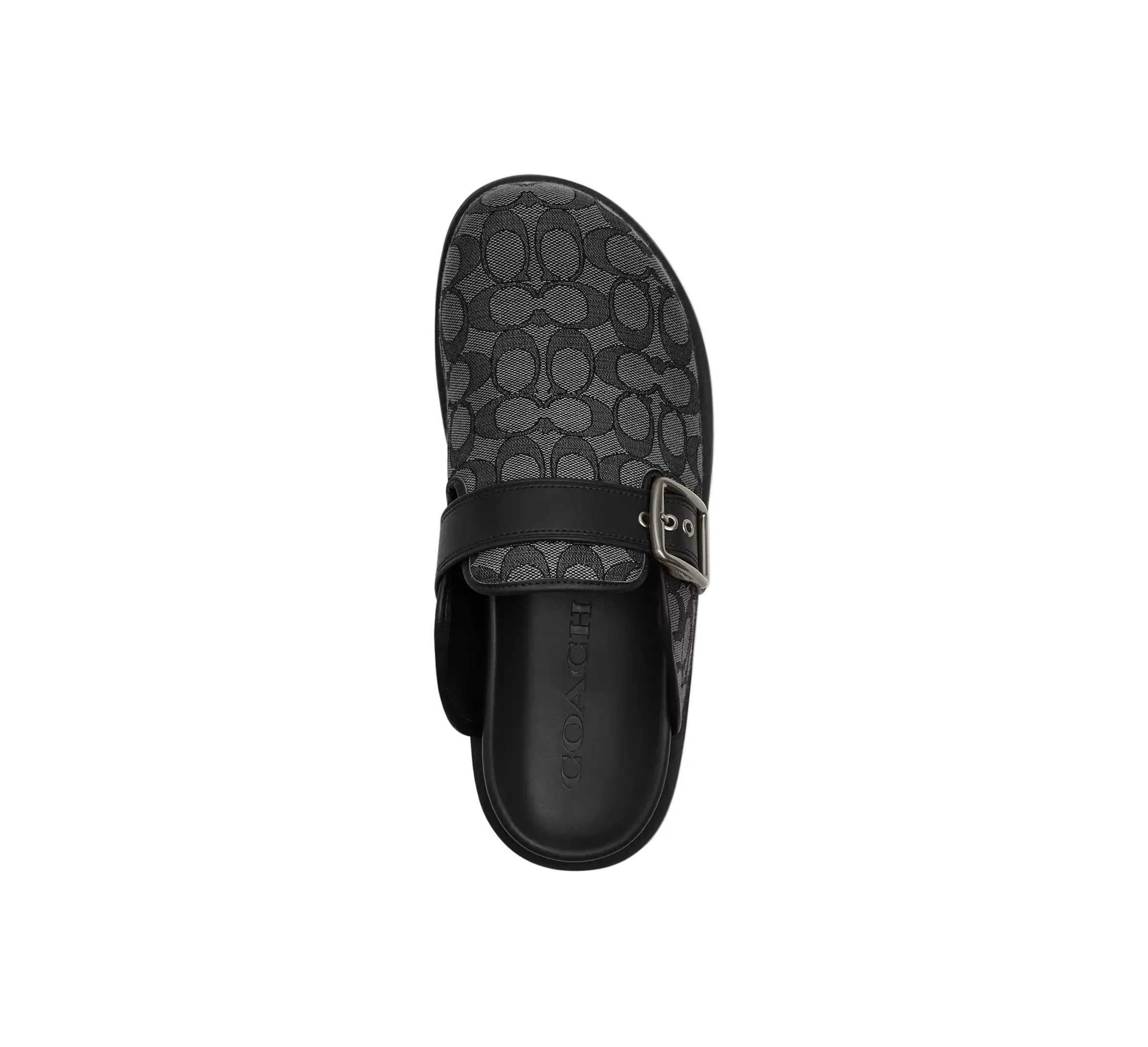 Coach Mens Signature Jacquard Buckle Clogs - Image 3