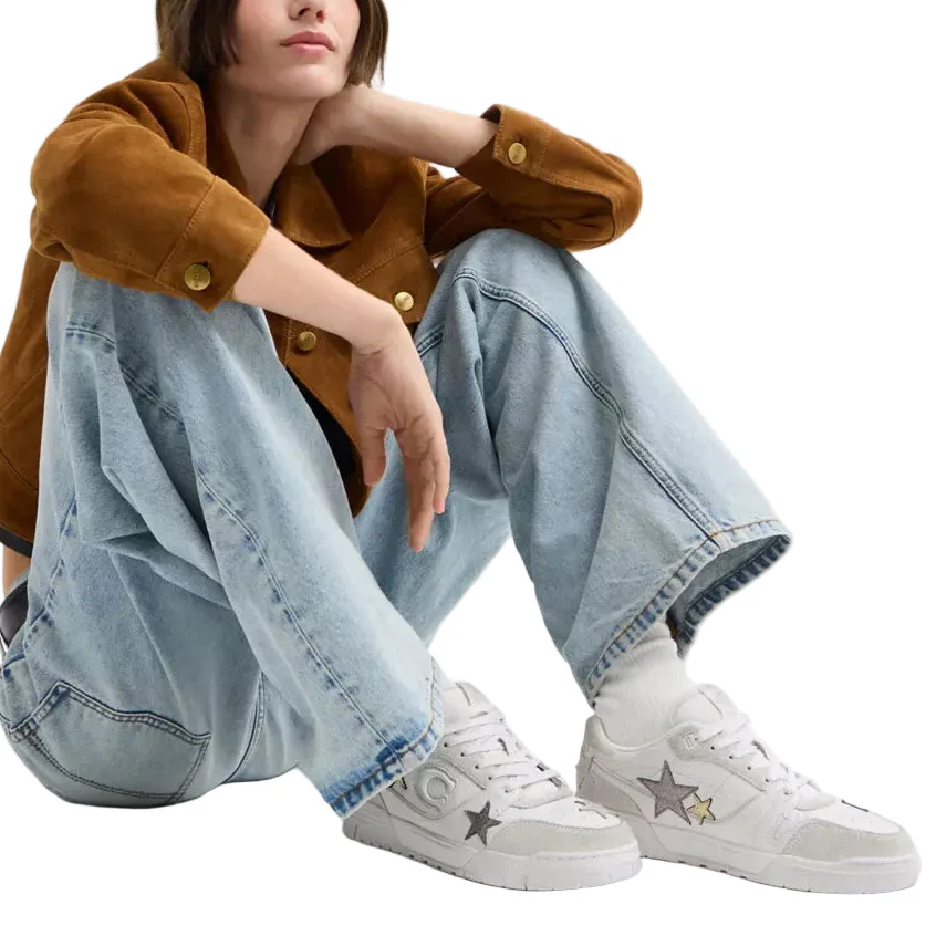 Coach Womens Soho Sneakers with Stars - Image 6