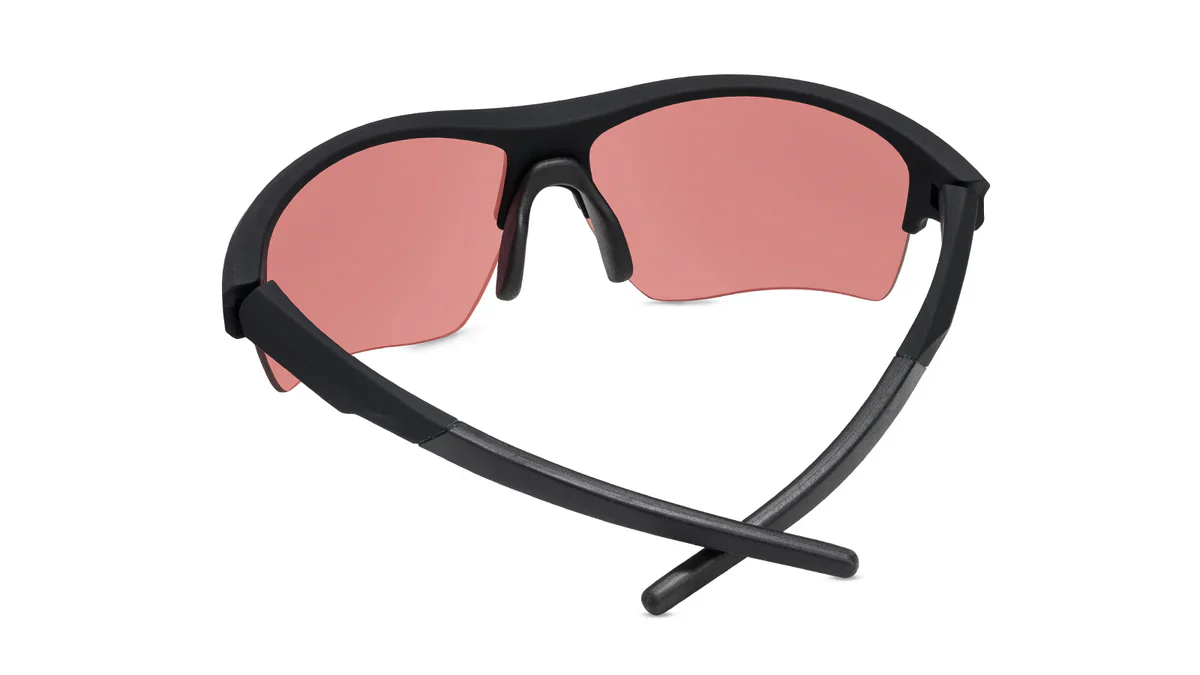 Knockaround Fairway Flight Paths Black Frame - Red Lens - Non-Polarized Sunglasses - Image 4