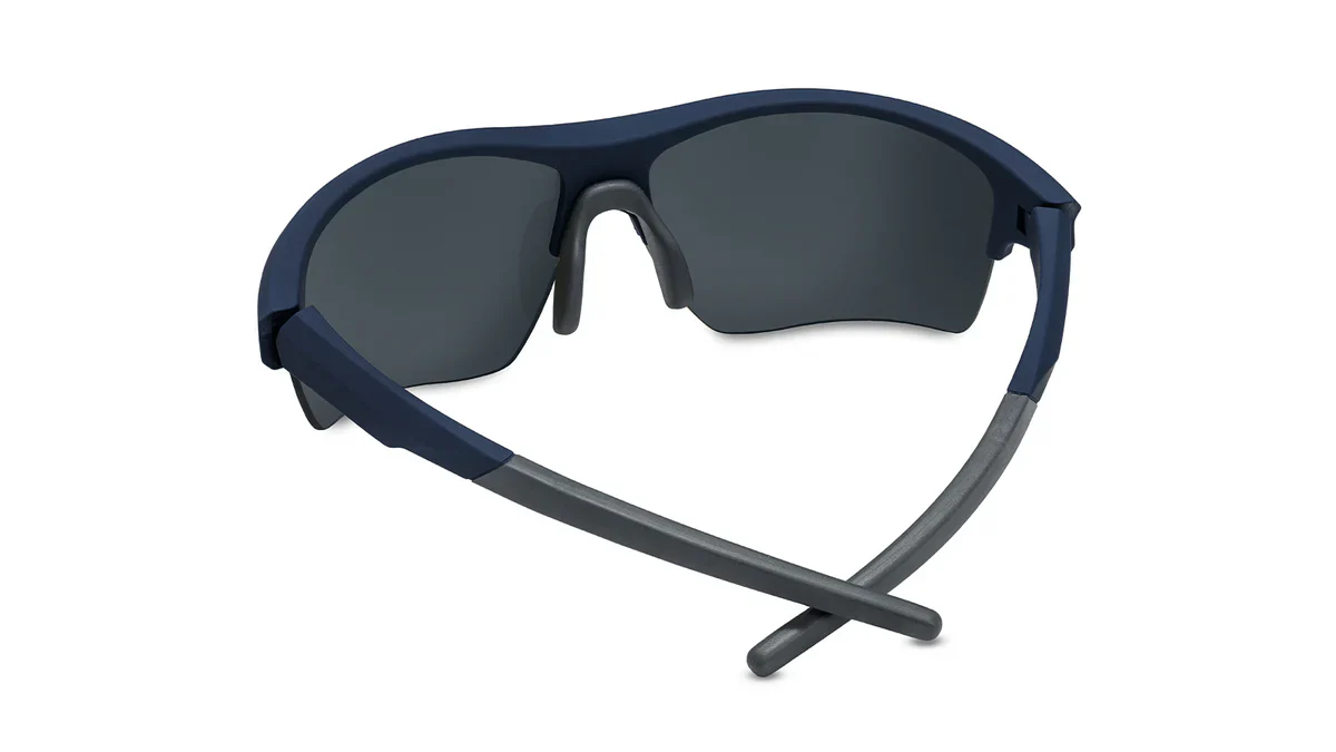 Knockaround Odyssey Flight Paths Blue Frame - Blue Lens - Non-Polarized Sunglasses - Image 4