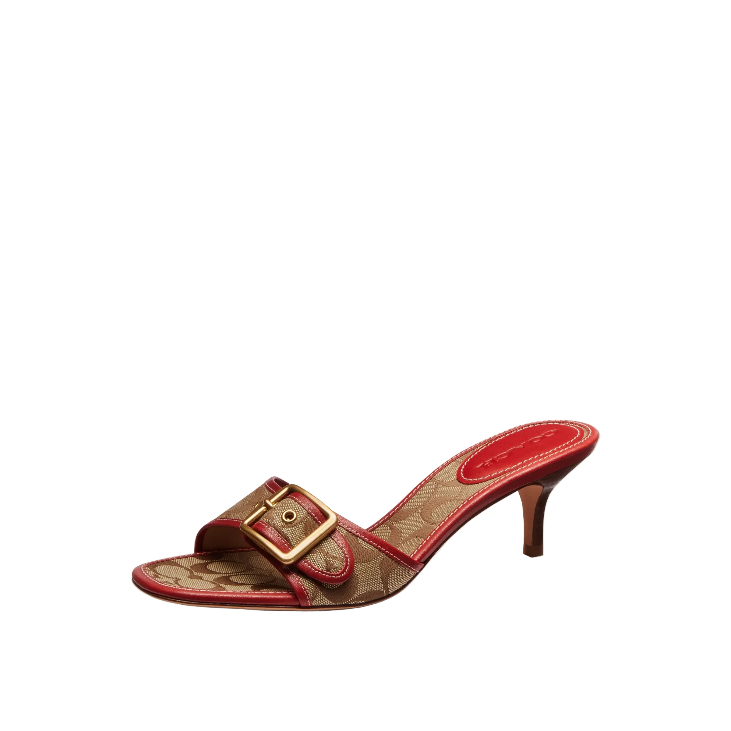 COACH Womens Signature Jacquard Margot Sandals - Image 3
