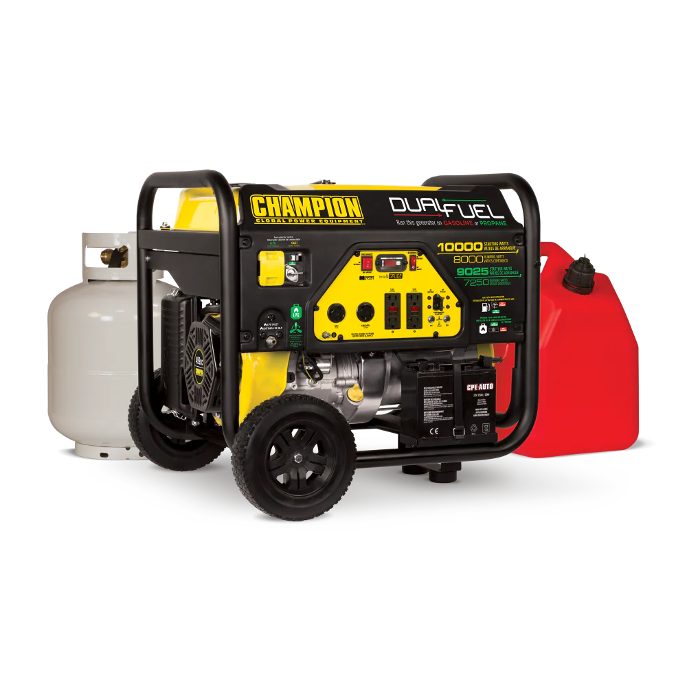 Champion Power Equipment 8000-Watt Dual Fuel Portable Generator with Electric Start - Image 2