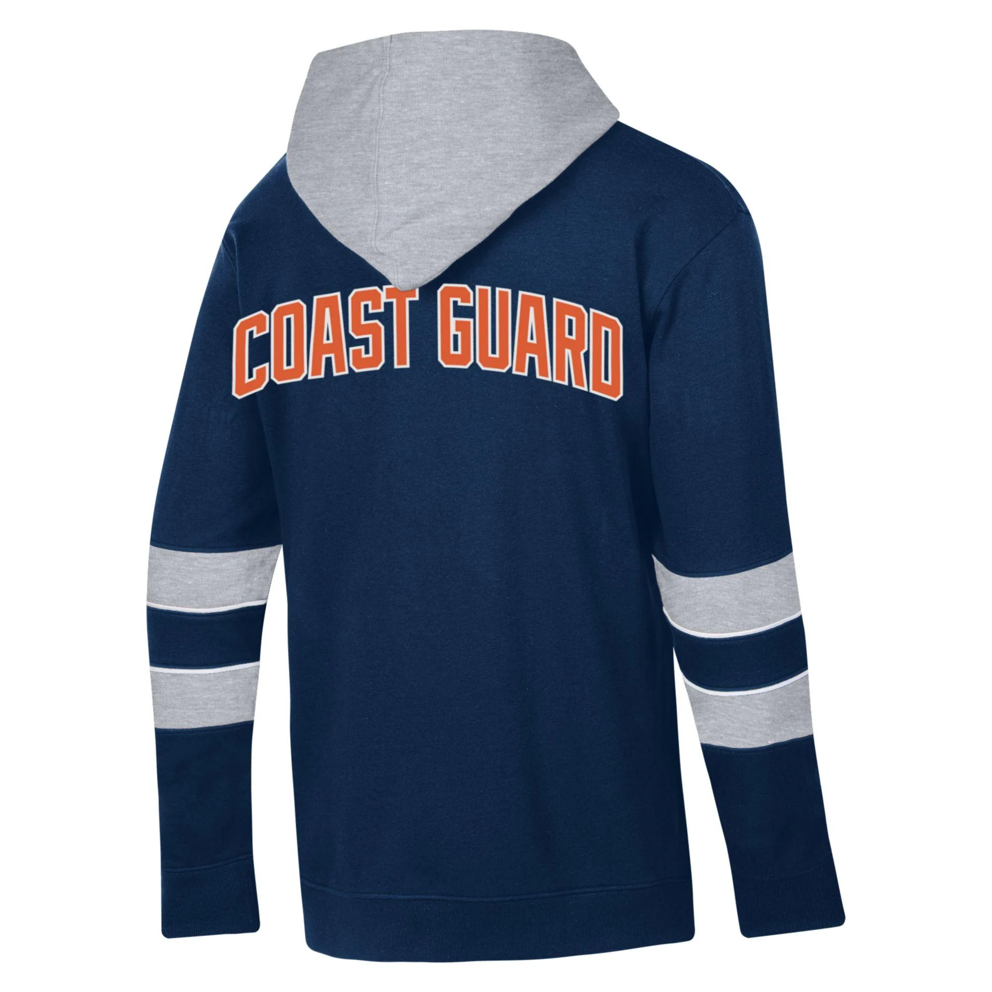 Coast Guard Champion Mens Superfan Fleece Hoodie Sweatshirt - Image 2