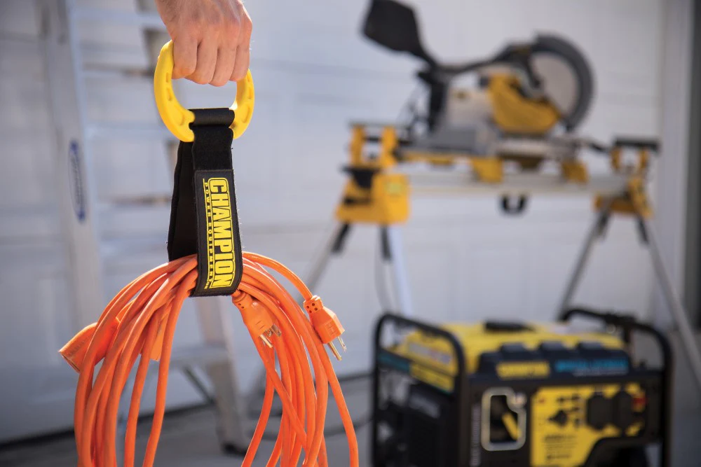 Champion Power Equipment Heavy Duty Hook and Loop Storage Strap - Image 4