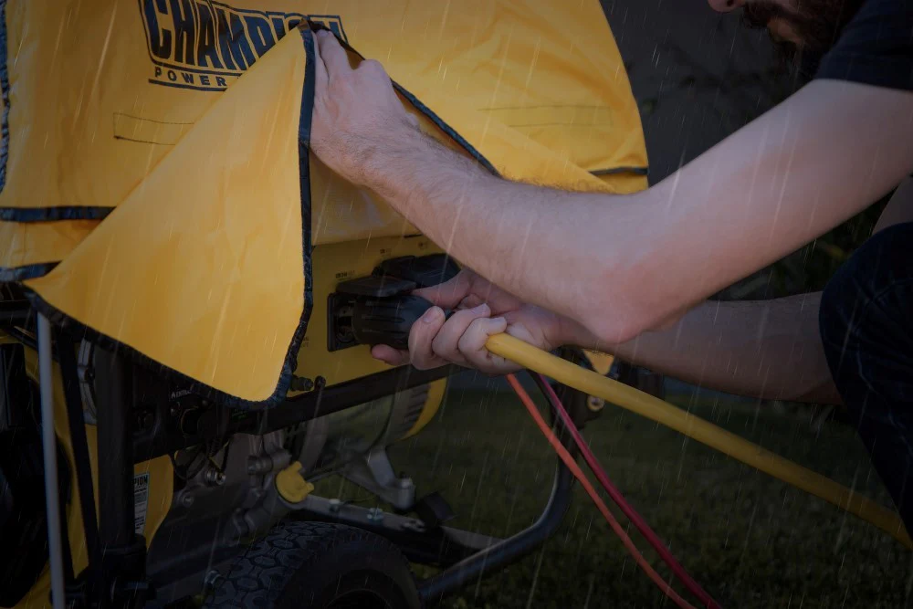 Champion Power Equipment Storm Shield Severe Weather Portable Generator Cover by GenTent for 3000 to 10,000-Watt Generators - Image 5