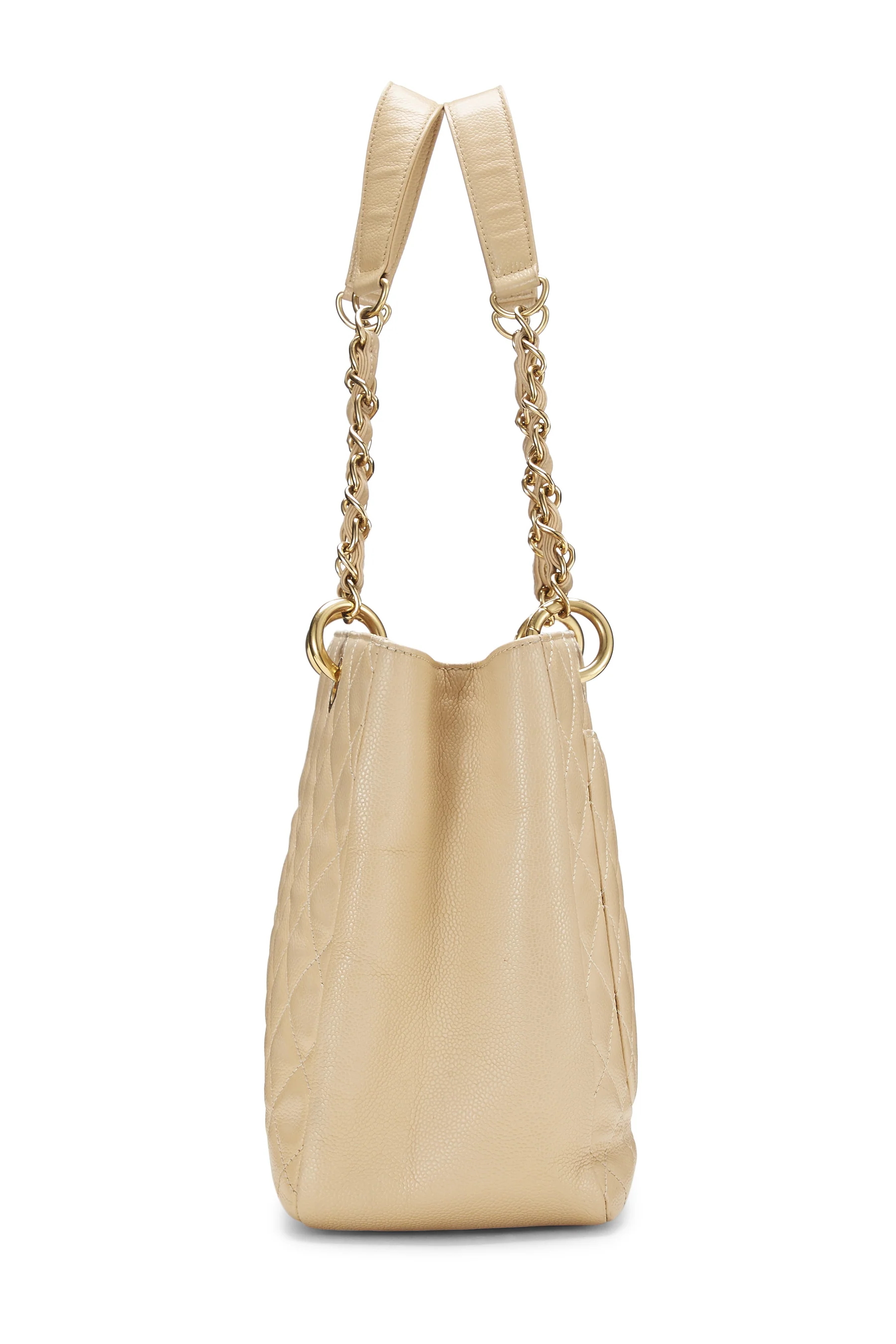 Chanel Caviar Grand Shopping Tote Handbag - Image 3