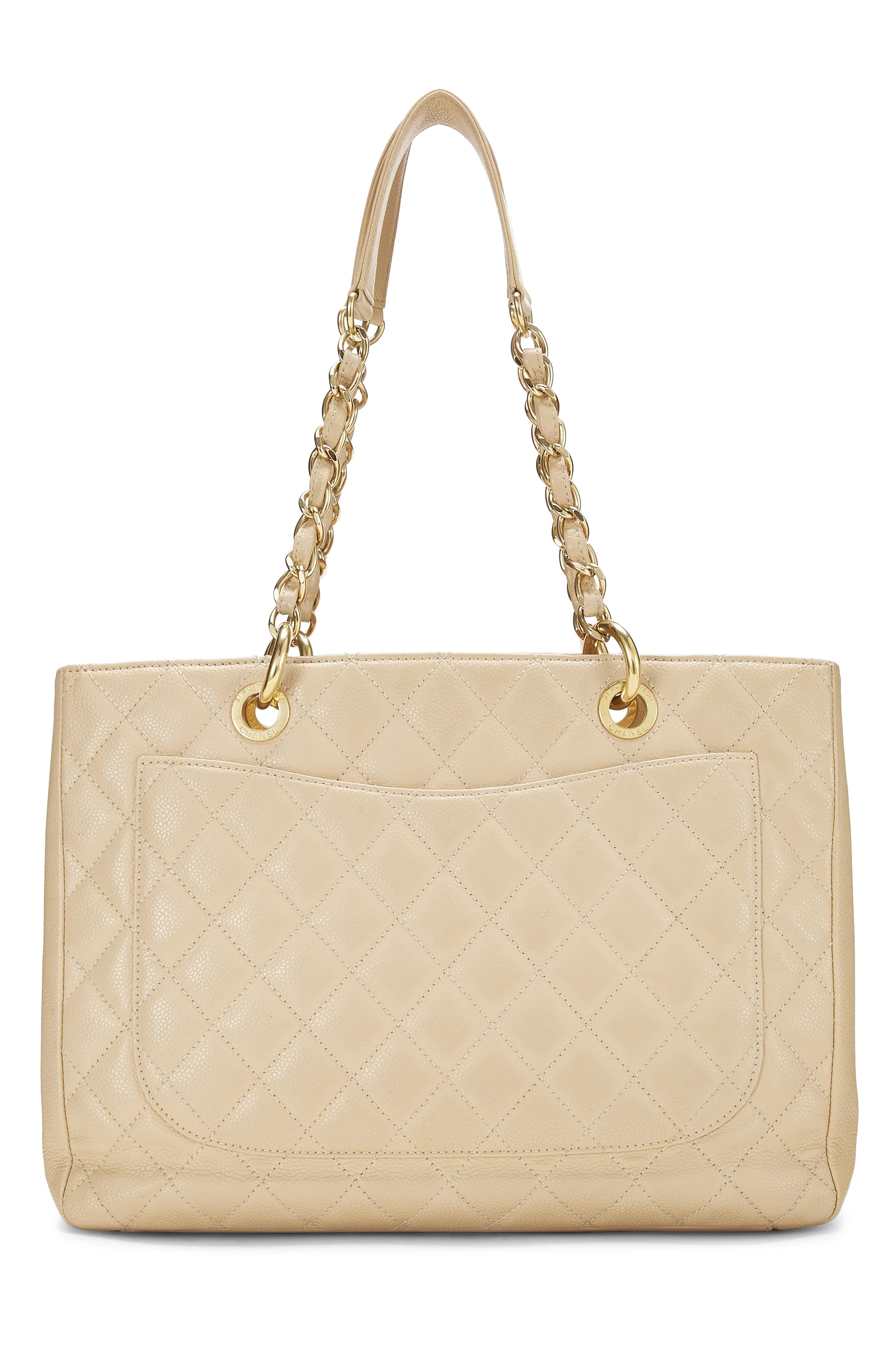 Chanel Caviar Grand Shopping Tote Handbag - Image 4