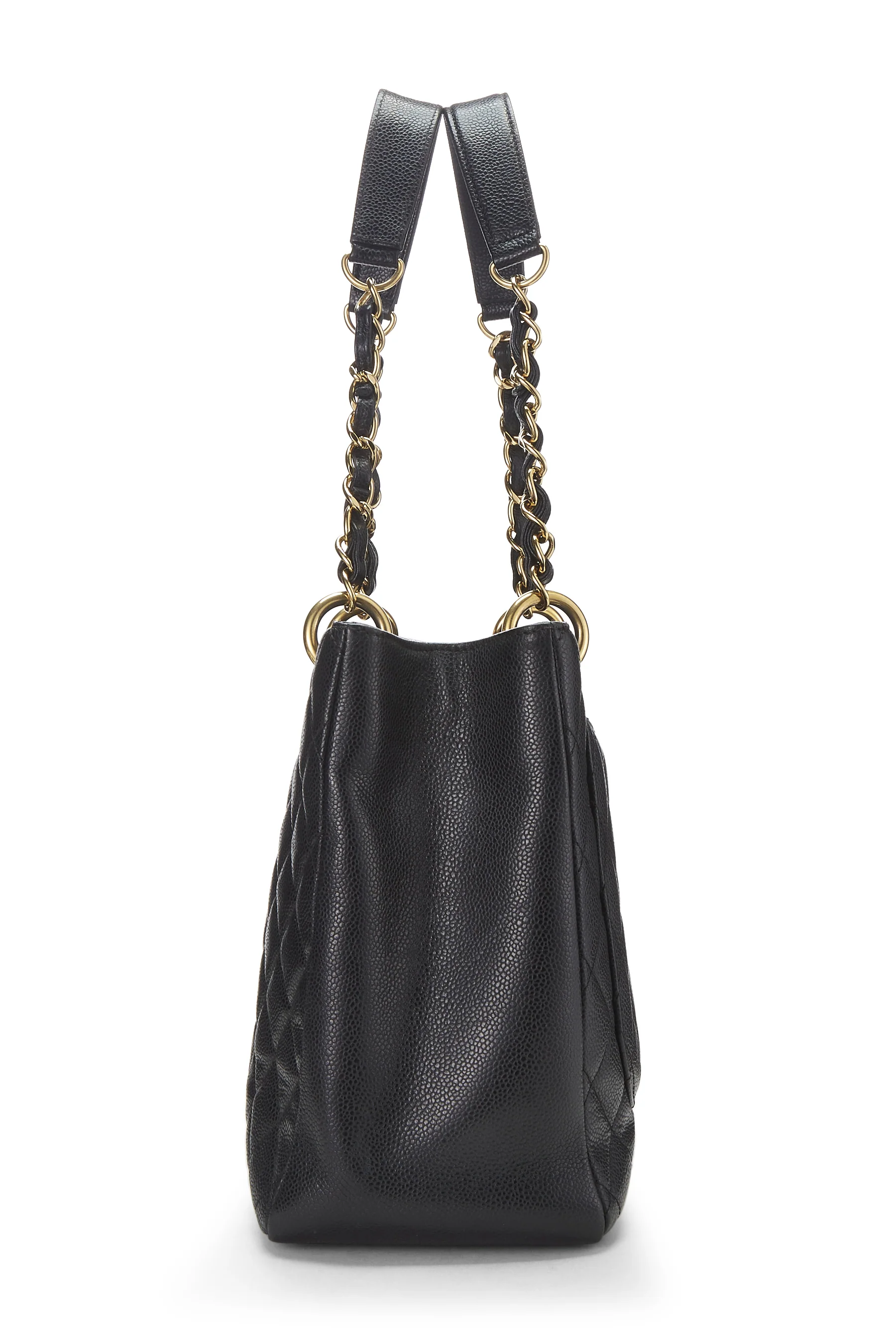 Chanel Caviar Grand Shopping Tote Handbag - Image 3