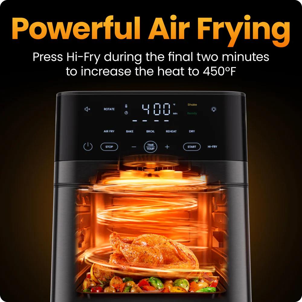 CHEFMAN Multifunctional Air Fryer+ - 14 Qt. - Image 8
