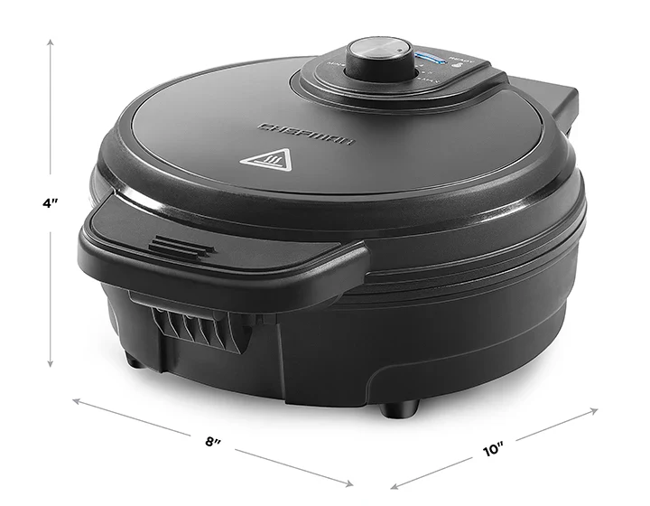 CHEFMAN Anti-Overflow Belgian Waffle Maker - Image 8