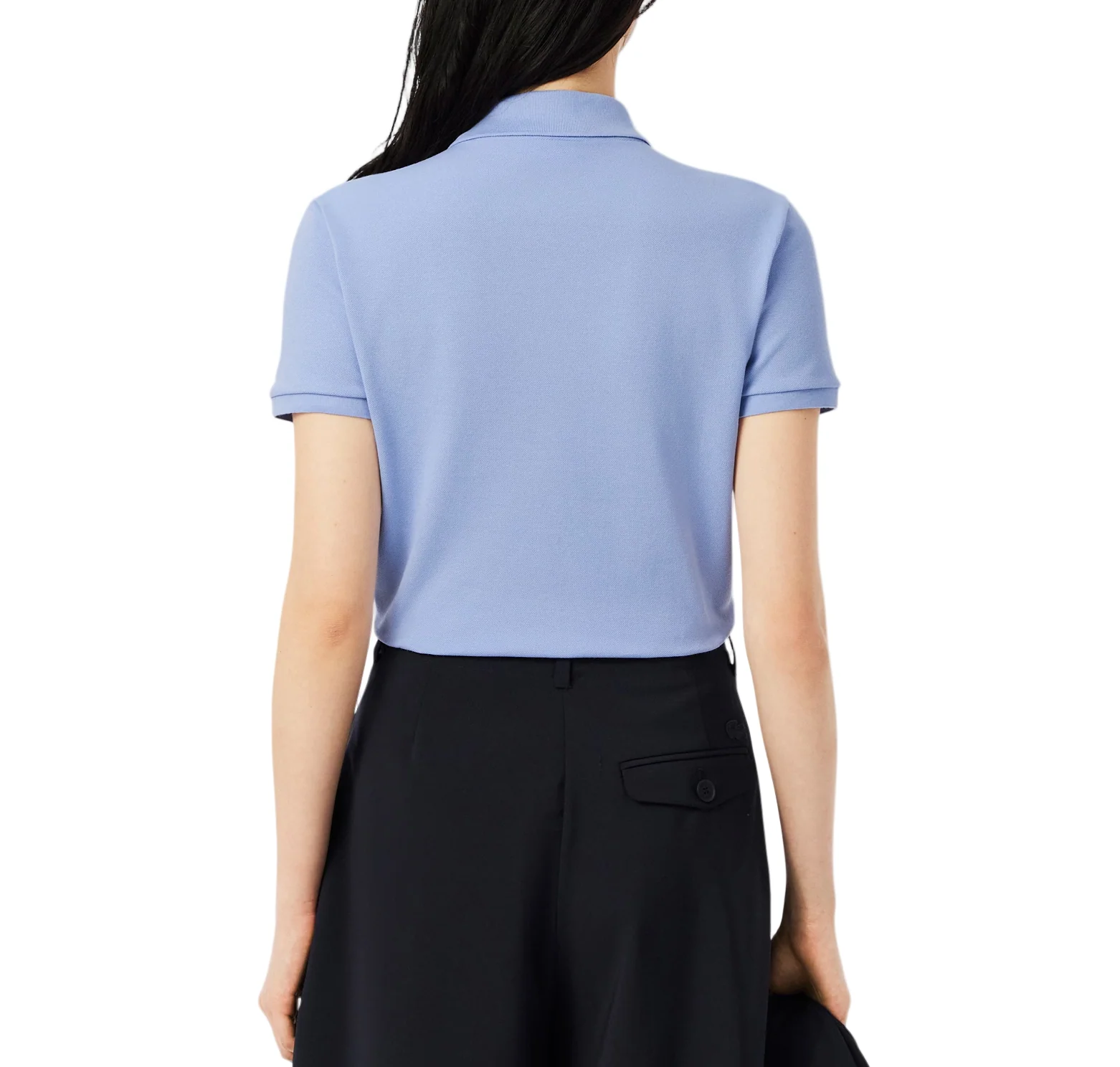 Lacoste Womens L.12.D Slim Fit Stretch Mini Piqué Polo Shirt - Image 4
