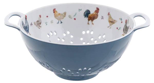 Ganz Watercolor Chicken Berry Bowl