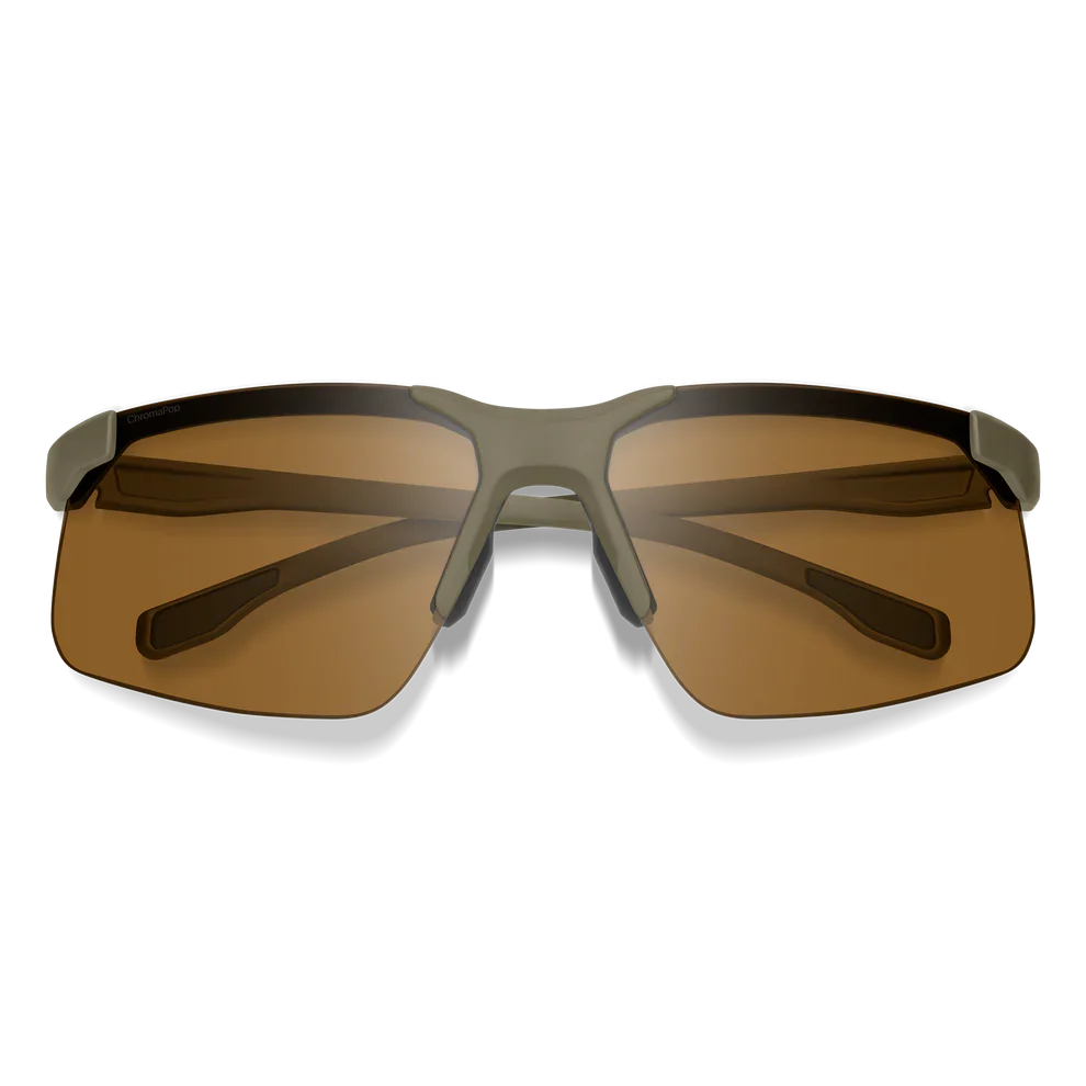 Smith Cipher Matte Olive Oil Frame - ChromaPop Brown Lens - Non-Polarized Sunglasses - Image 2