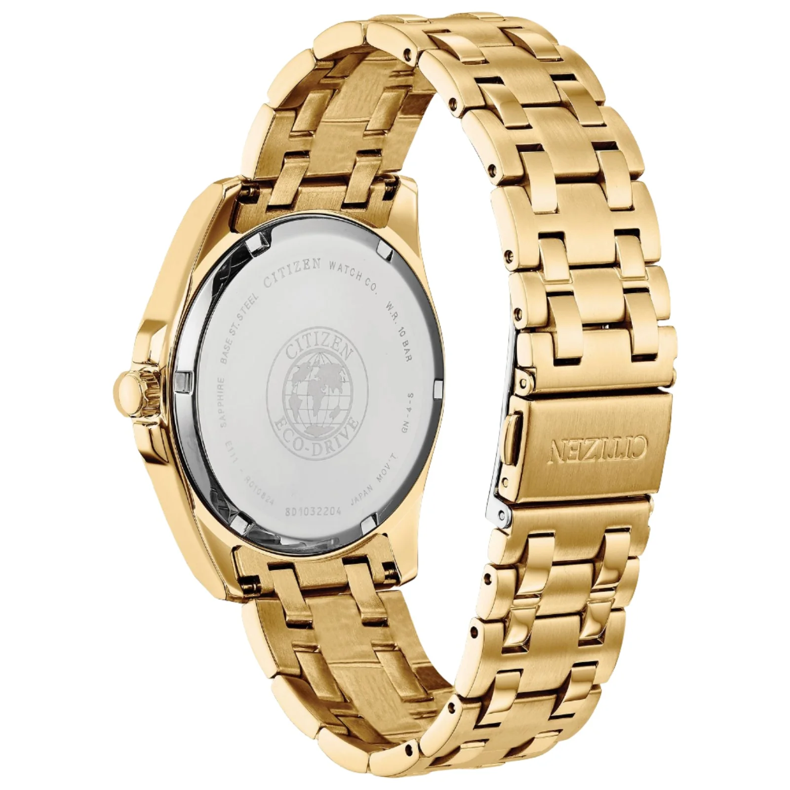 Citizen Mens Corso Eco-Drive Watch - Gold-Tone Stainless Steel Bracelet - Image 3