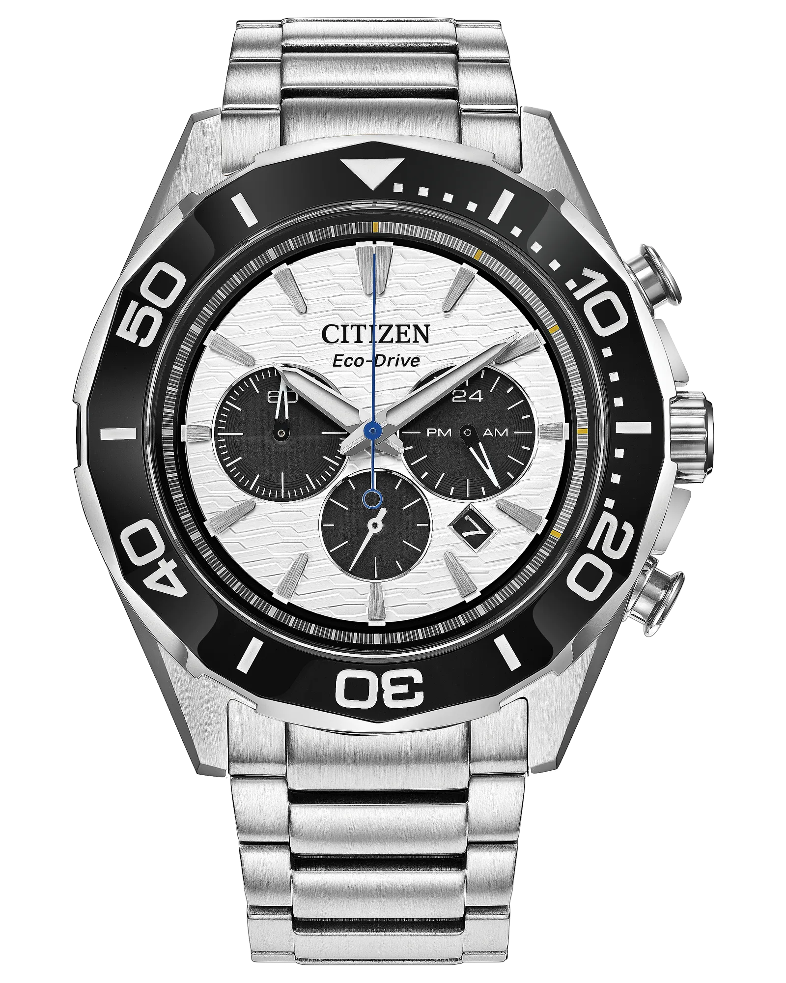 Citizen Mens Endeavor Chrono Watch - Silver-Tone Stainless Steel Bracelet
