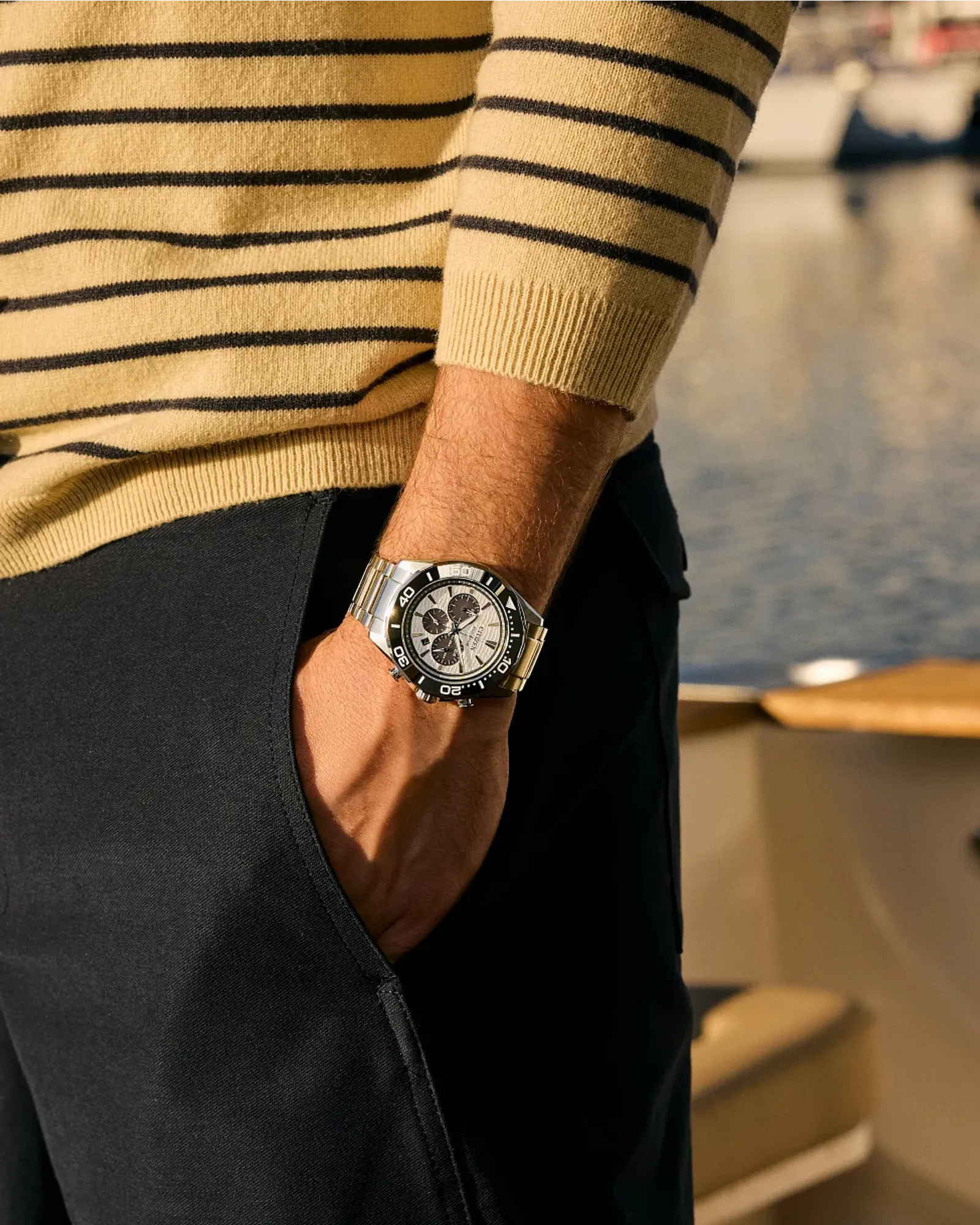 Citizen Mens Endeavor Chrono Watch - Silver-Tone Stainless Steel Bracelet - Image 4
