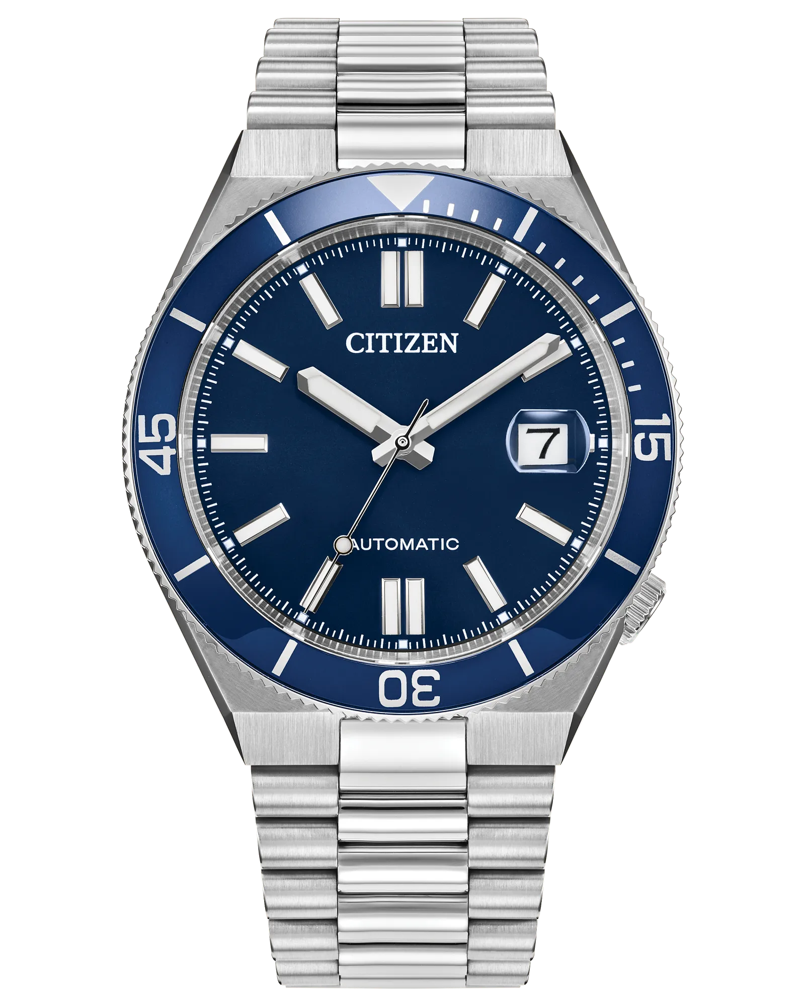 Citizen Mens Tsuyosa Shore Automatic Watch - Silver-Tone Stainless Steel Bracelet