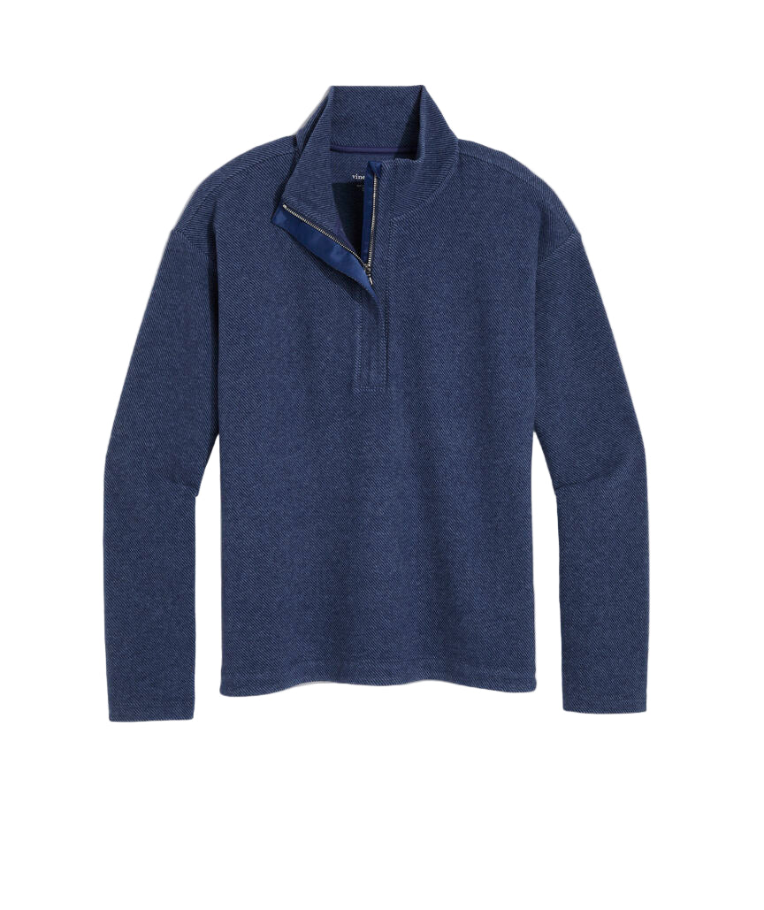 Vineyard Vines Womens Calmwater Quarter-Zip Sweatshirt - Image 2