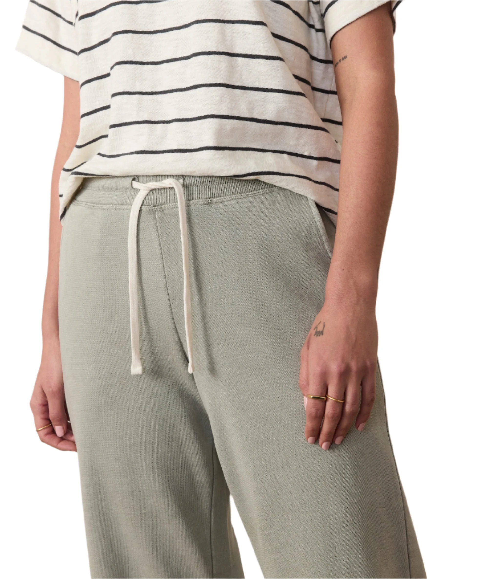 Marine Layer Womens Cloud 9 Fleece Wide Leg Sweatpants - Image 3