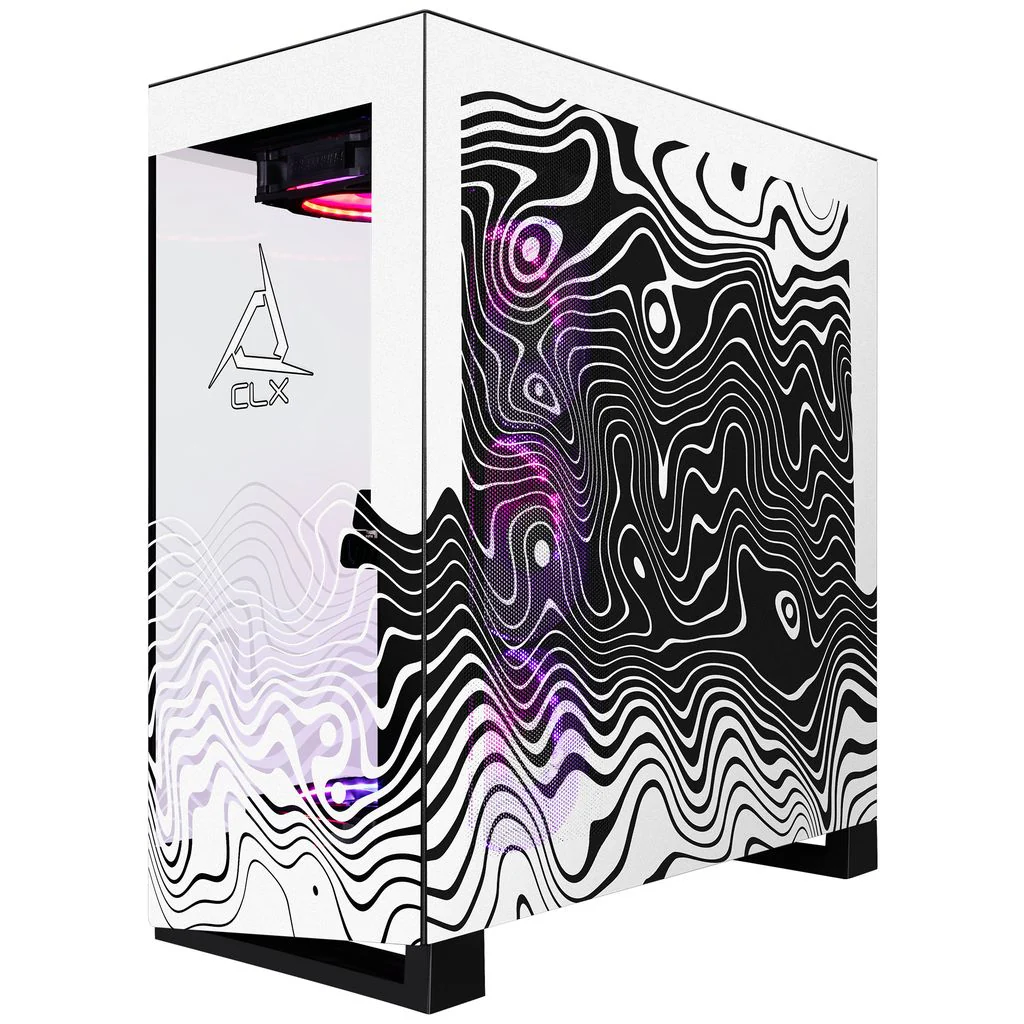CLX Horus Gaming Desktop - Liquid Cooled AMD Ryzen 7 9800X3D 4.7GHz 8-Core Processor, 64GB DDR5 Memory, GeForce RTX 5070 Ti 16GB GDDR7 Graphics, 2TB NVMe M.2 SSD, 6TB HDD, WiFi, Windows 11 Home 64-bit - Image 4