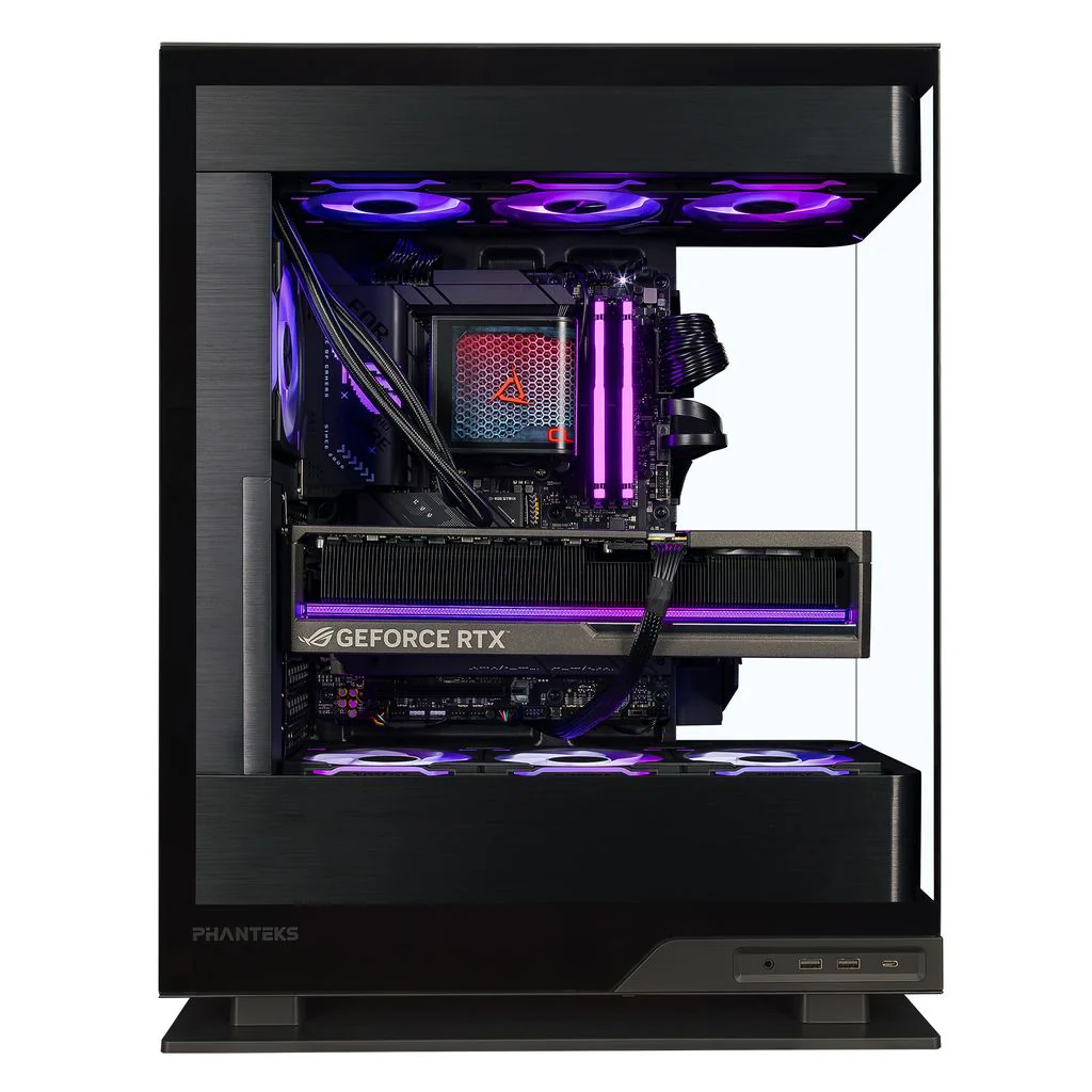 CLX Ra Gaming Desktop - AMD Ryzen 9 9950X3D 4.3GHz 16-Core, ASUS ROG Strix X870-F Gaming ATX Motherboard, 96GB DDR5 Memory, ASUS ROG Astral GeForce RTX 5090 32GB OC Graphics, 4TB Samsung 9100 PRO NVMe M.2 SSD, WiFi, Windows 11 Pro - Image 2