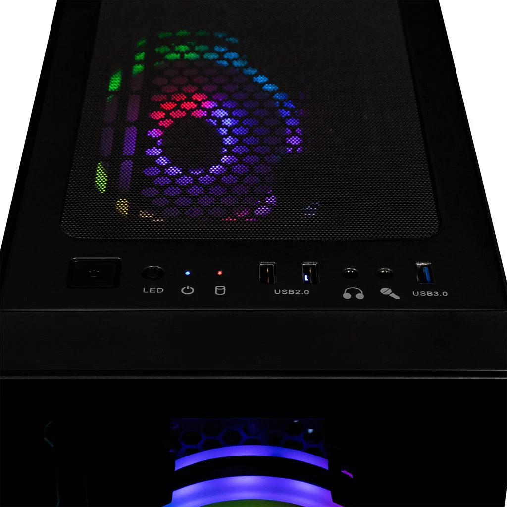 CLX SET Gaming Desktop - Intel Core i5 14400F 2.5GHz 10-Core Processor, 32GB DDR5 Memory, GeForce RTX 5060 8GB GDDR7 Graphics, 2TB SSD, WiFi, Windows 11 Home 64-bit - Image 3