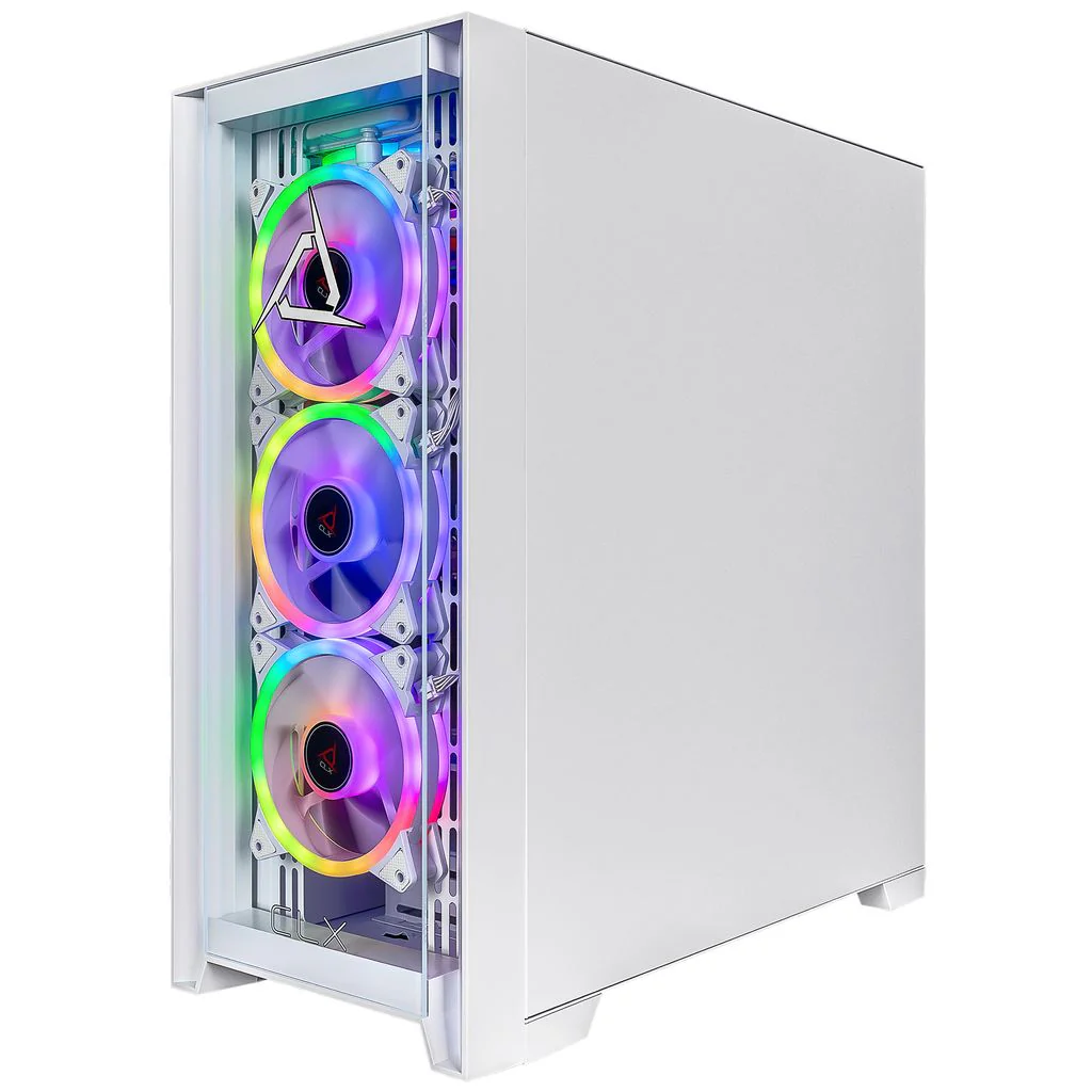 CLX SET Gaming Desktop - Liquid Cooled AMD Ryzen 9 9900X 4.4GHz 12-Core Processor, 32GB DDR5 Memory, GeForce RTX 5070 Ti 16GB GDDR7 Graphics, 2TB NVMe M.2 SSD, WiFi, Windows 11 Home 64-bit - Image 4