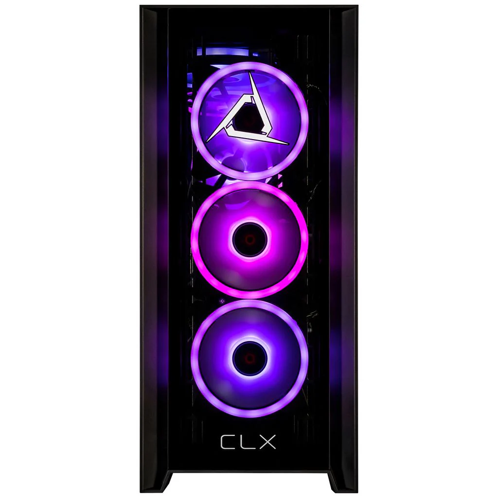 CLX SET Gaming Desktop - Liquid Cooled Intel Core Ultra 7 265F 2.4GHz 20-Core Processor, 32GB DDR5 Memory, GeForce RTX 5070 12GB GDDR7 Graphics, 2TB NVMe M.2 SSD, WiFi, Windows 11 Home 64-bit - Image 2