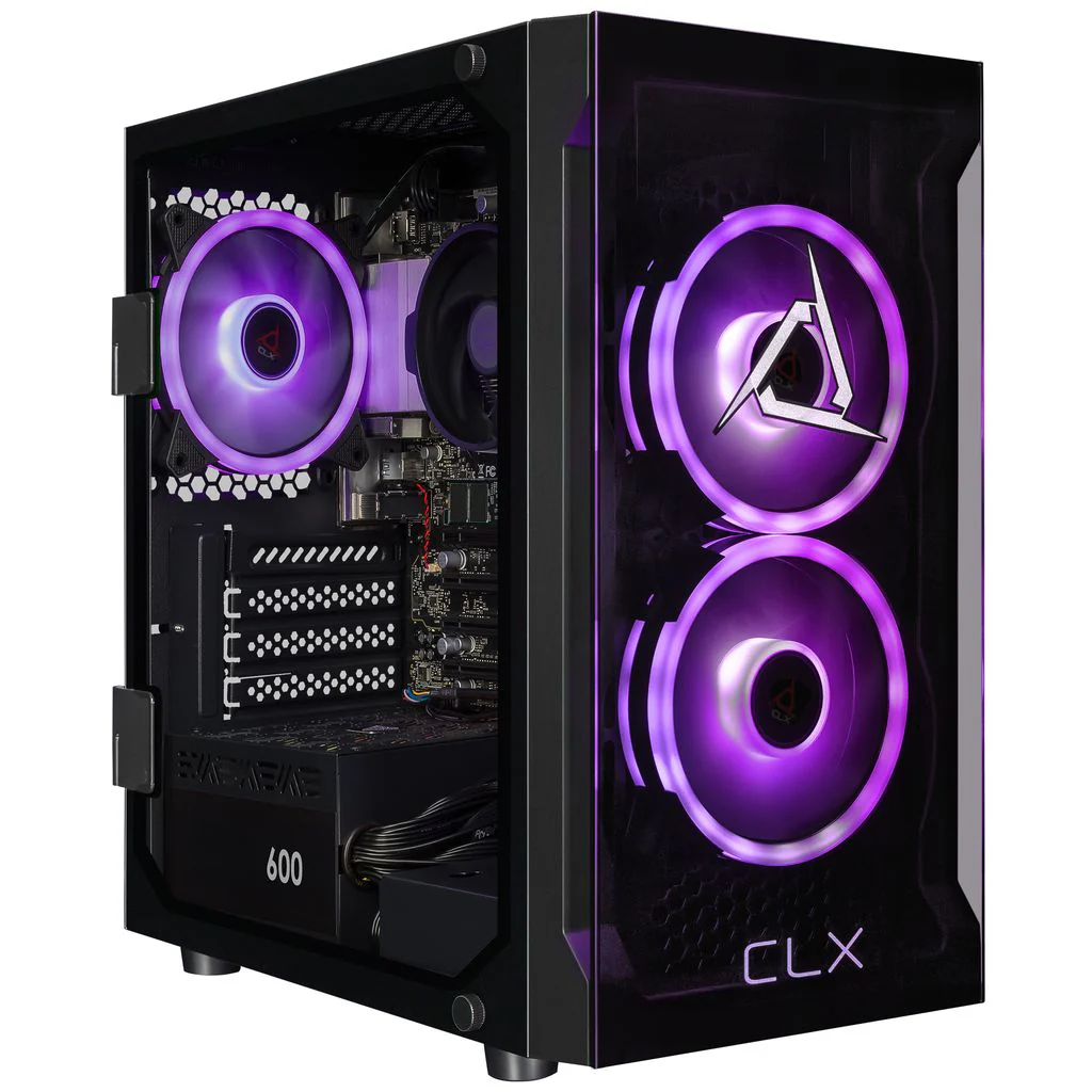 CLX SET Gaming Desktop - AMD Ryzen 5 5600GT 3.6GHz 6-Core Processor, 16GB DDR4 Memory, Radeon Vega 7 (CPU Integrated Graphics), 1TB NVMe M.2 SSD, WiFi, Windows 11 Home - Image 5