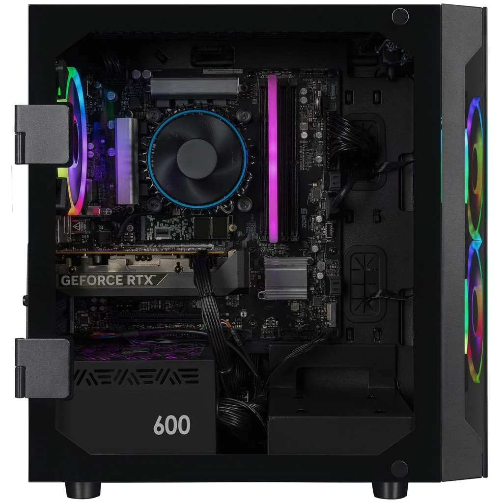 CLX SET Gaming Desktop - Intel Core i5 14400F 2.5GHz 10-Core Processor, 16GB DDR5 Memory, GeForce RTX 5050 8GB GDDR6 Graphics, 1TB NVMe M.2 SSD, WiFi, Windows 11 Home - Image 2