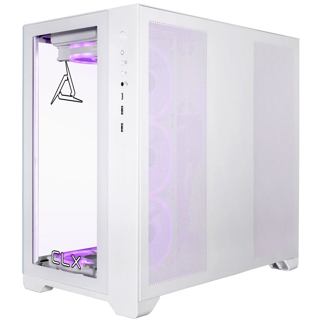 CLX SET Gaming Desktop - Liquid Cooled AMD Ryzen 7 7800X3D 4.2GHz 8-Core Processor, 64GB DDR5 Memory, GeForce RTX 5070 12GB GDDR7 Graphics, 2TB NVMe M.2 SSD, 6TB HDD, WiFi, Windows 11 Home 64-bit - Image 4
