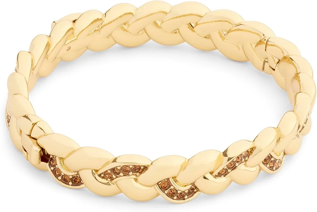 Coach Signature C Braided Hinge Bangle Bracelet - Image 3