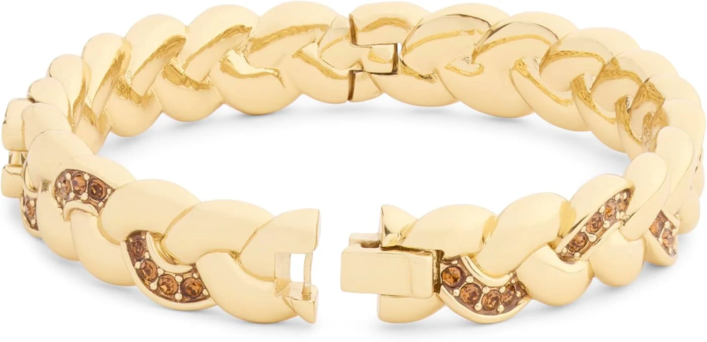 Coach Signature C Braided Hinge Bangle Bracelet - Image 5